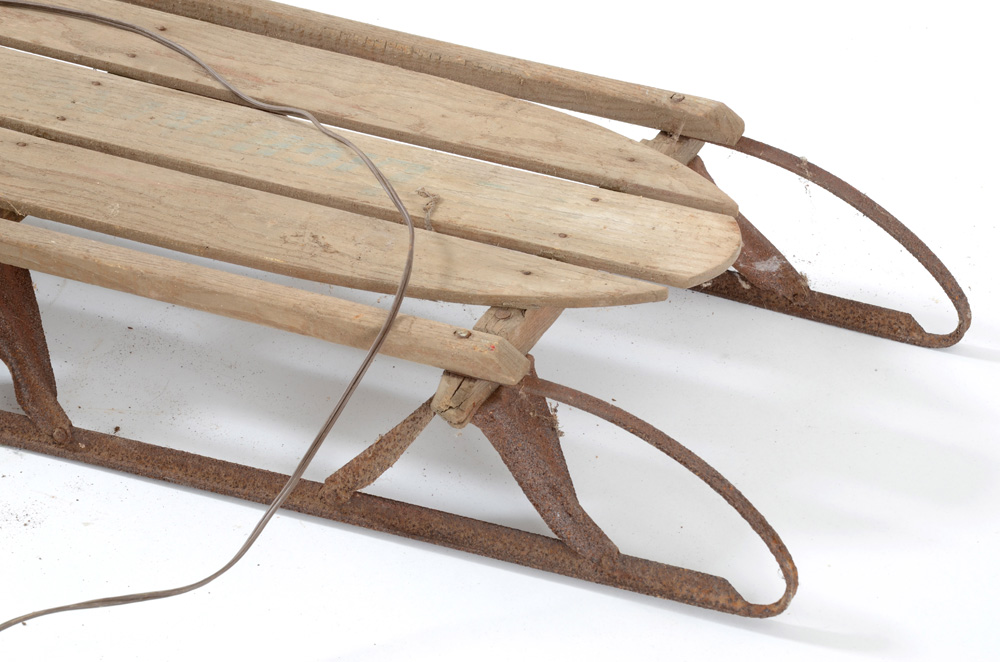 Vintage Steel Runner Sleds | EBTH