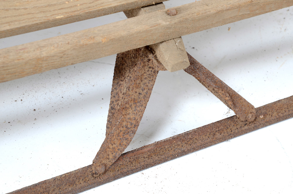 Vintage Steel Runner Sleds | EBTH