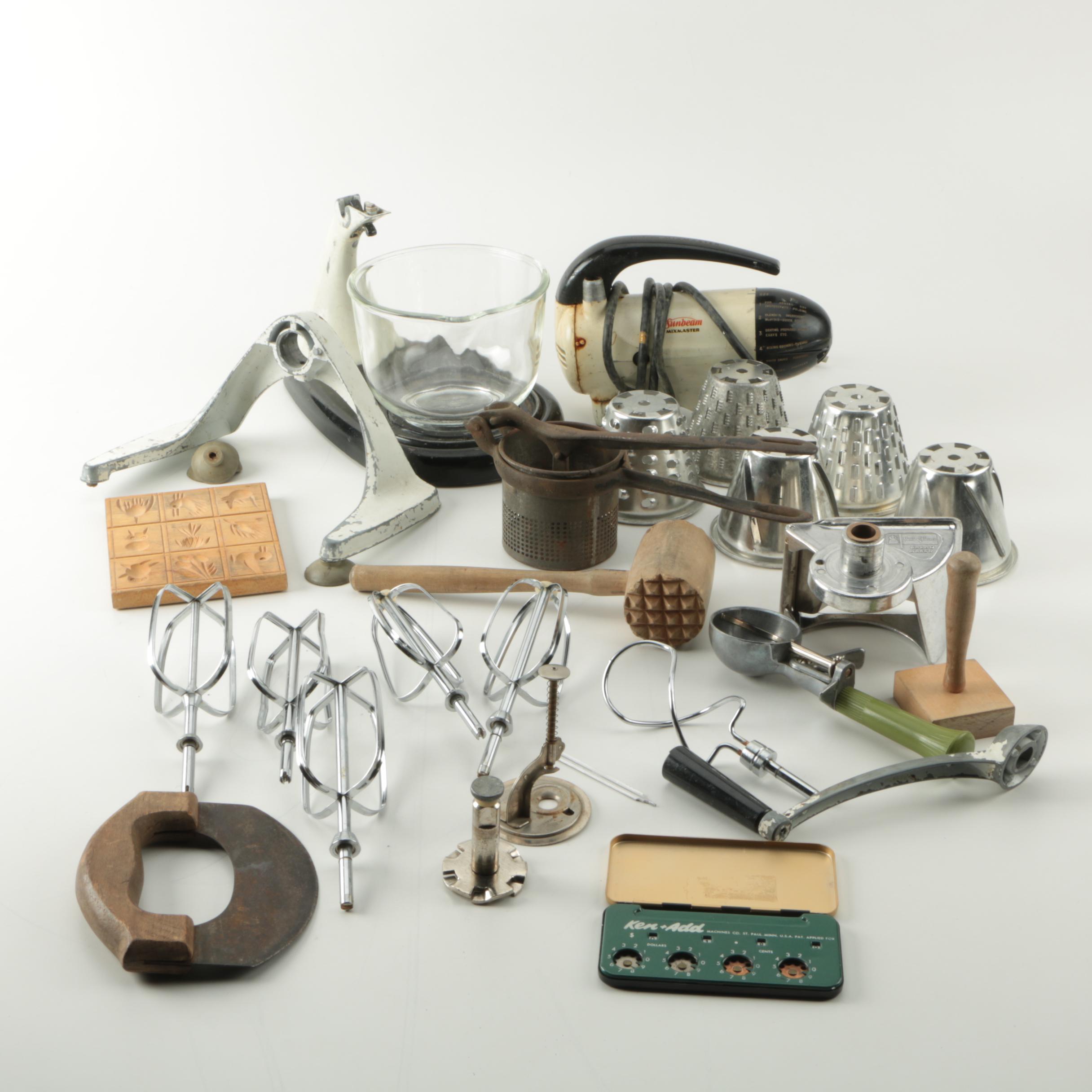 Sunbeam "Mixmaster" Stand Mixer and Accessories EBTH