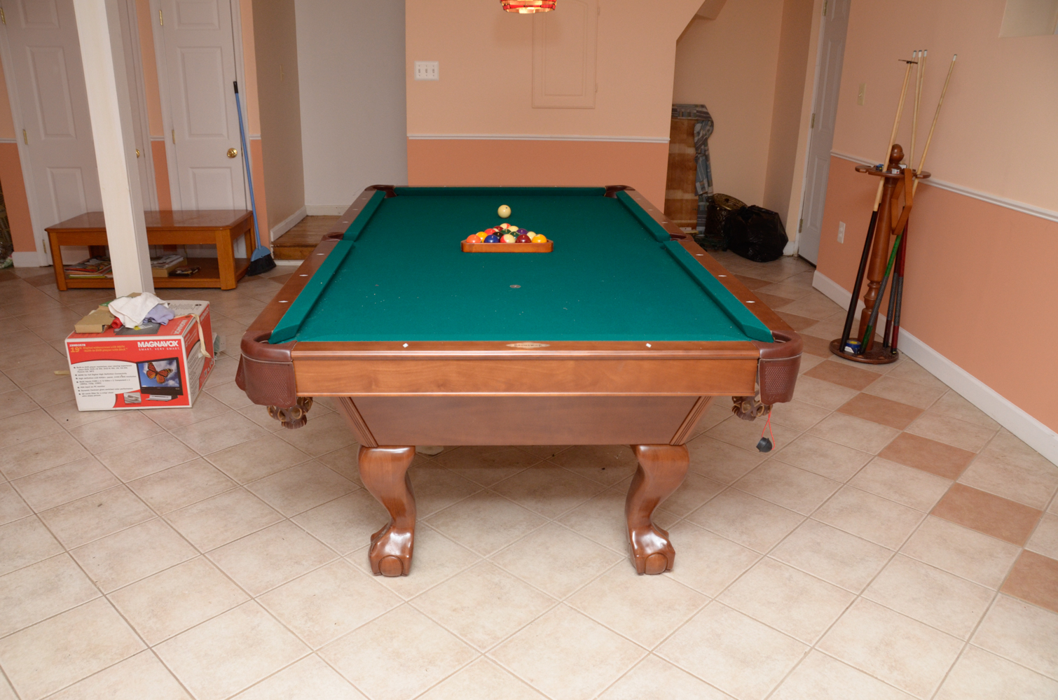 Brunswick Contender Series "Tremont" Pool Table with Accessories EBTH