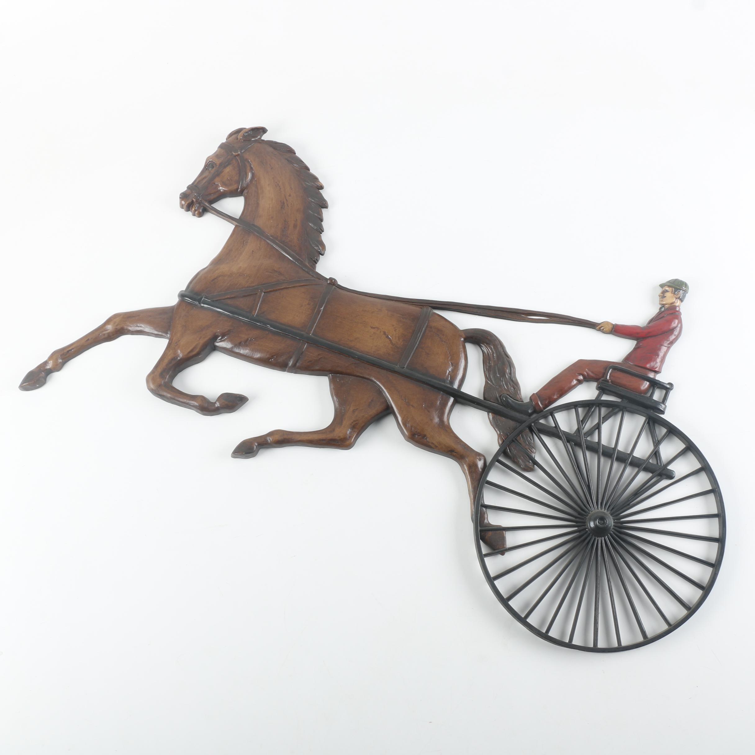 Ethan Allen Horse and Buggy Wall Decoration EBTH