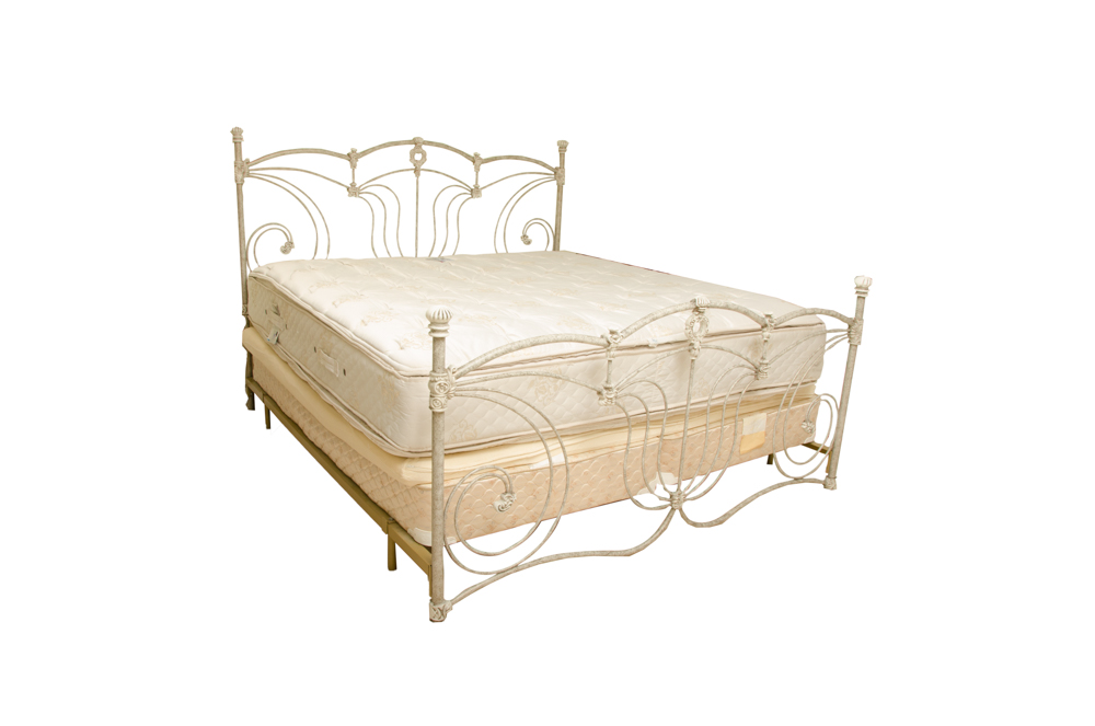 iron bed frame king iron bed frame king