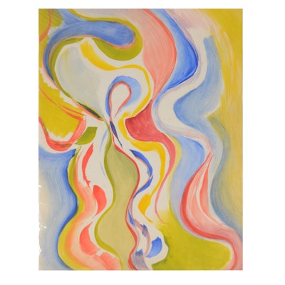 Carol J. Mathews Abstract Watercolor Painting Carol J. Mathews Abstract Watercolor Painting