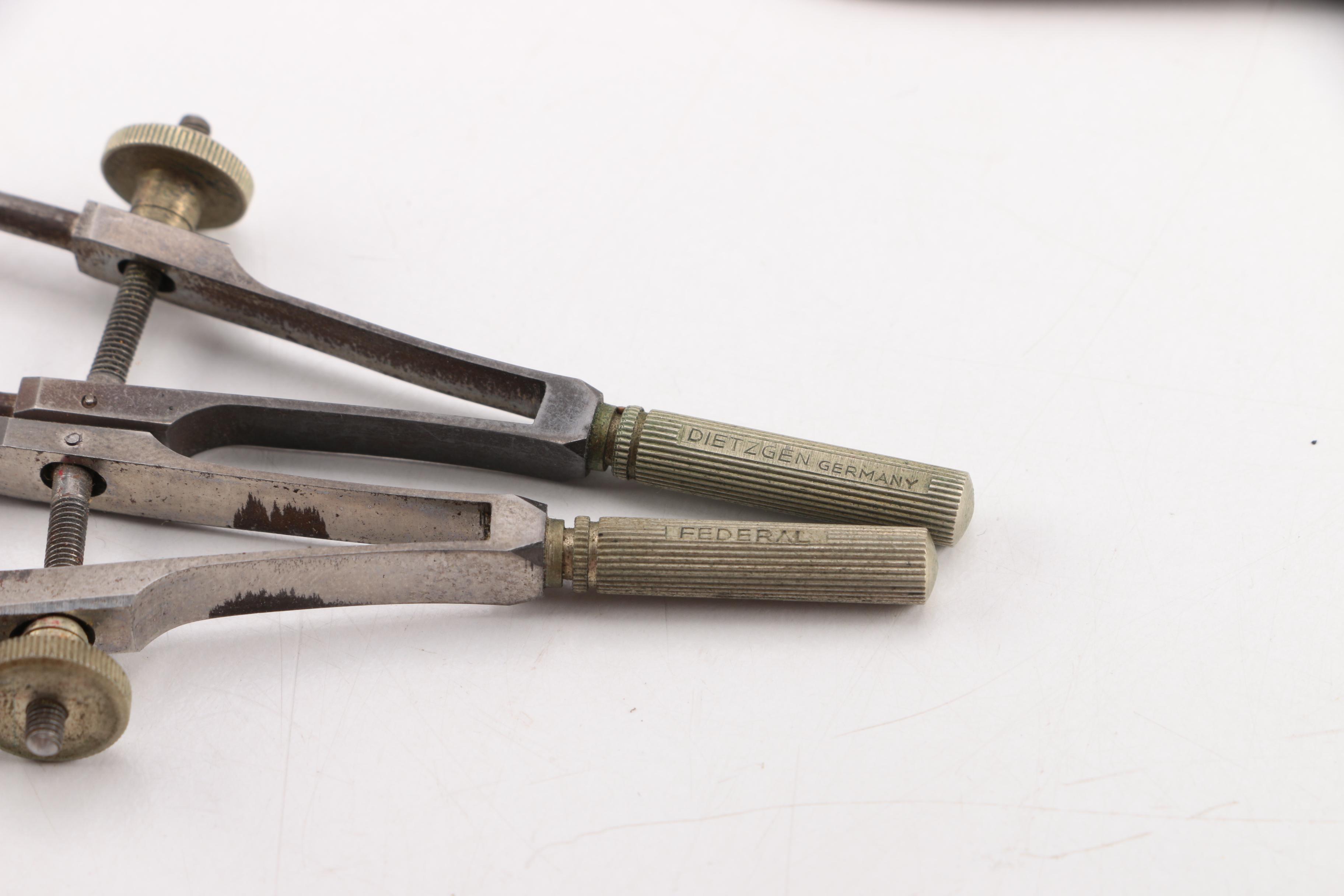 Vintage Eugene Dietzgen Company Drafting Tool Set EBTH