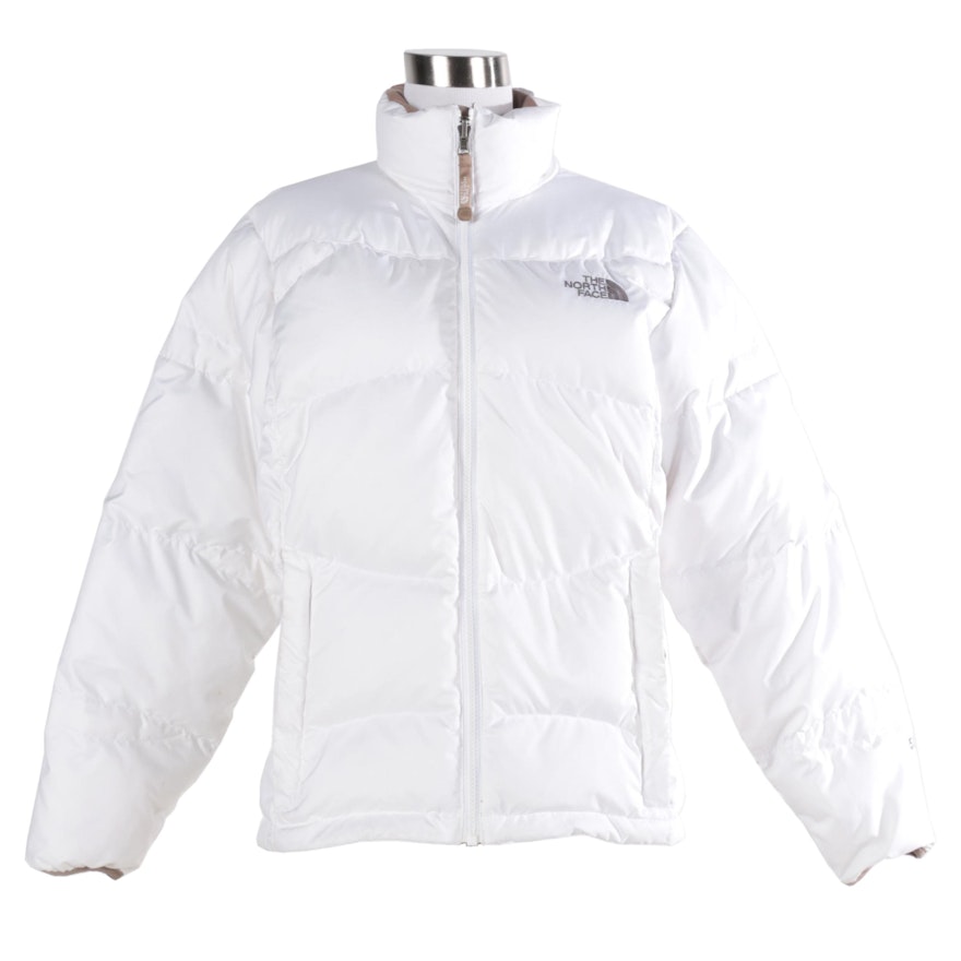 Women S The North Face 550 White Puffer Coat Ebth