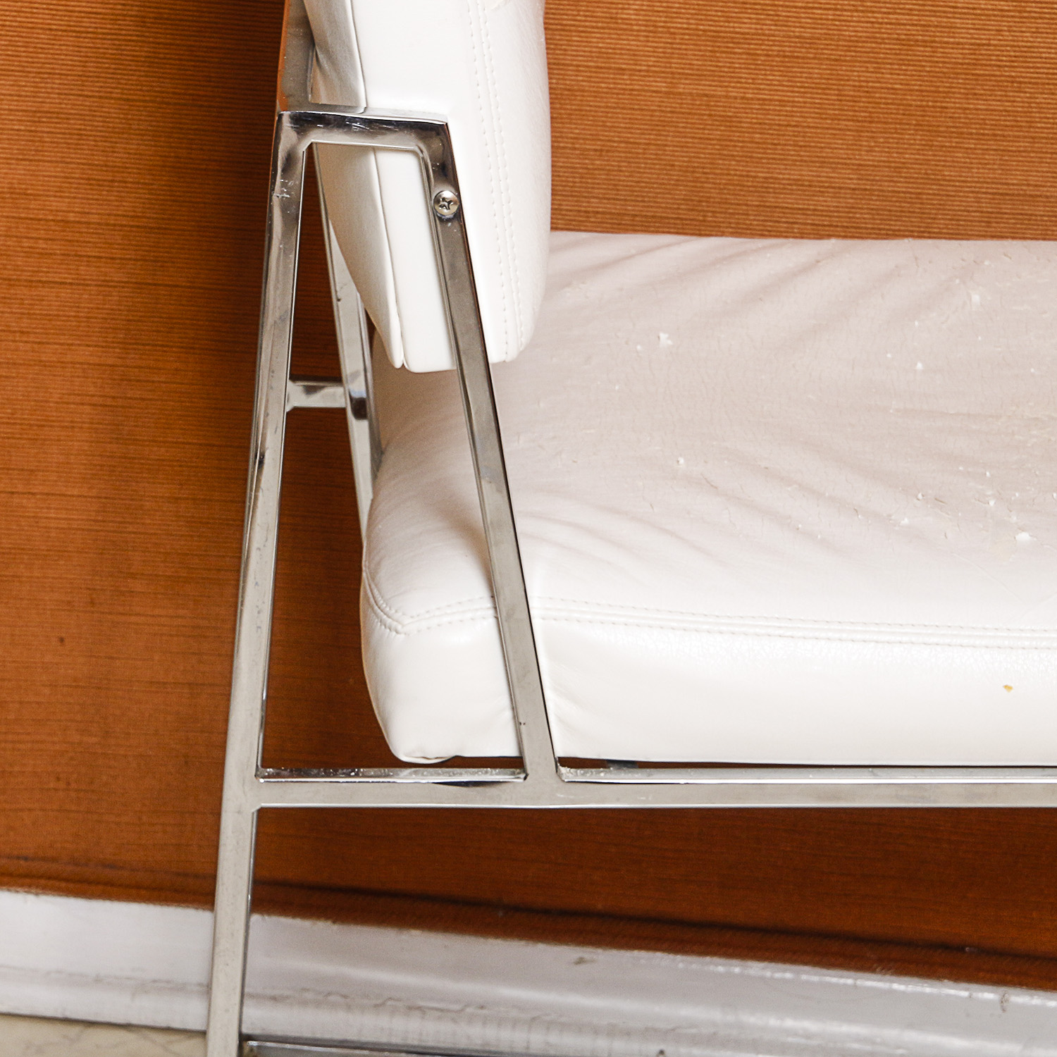 Mid Century Modern Chrome and Vinyl Dining Chairs EBTH