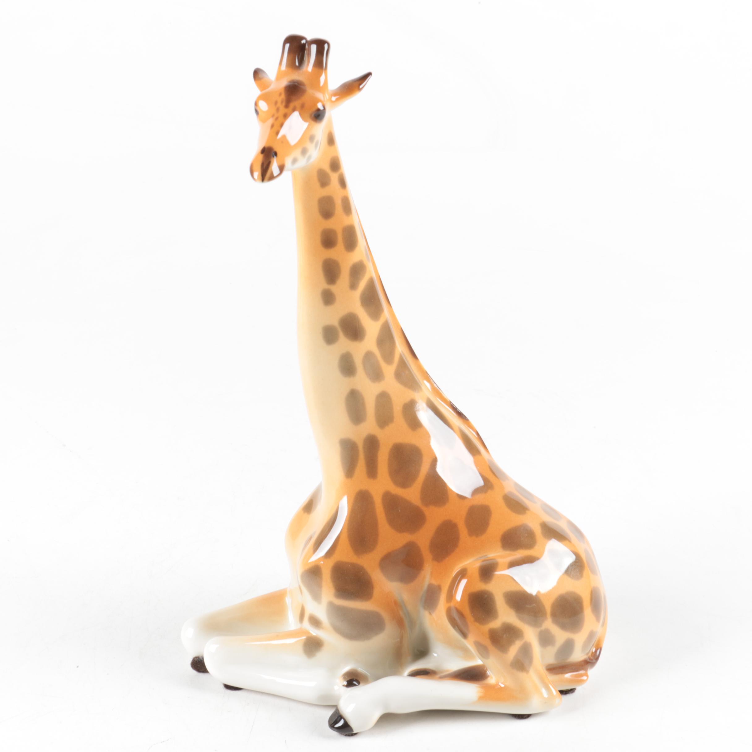 Ceramic Giraffe Figurines EBTH