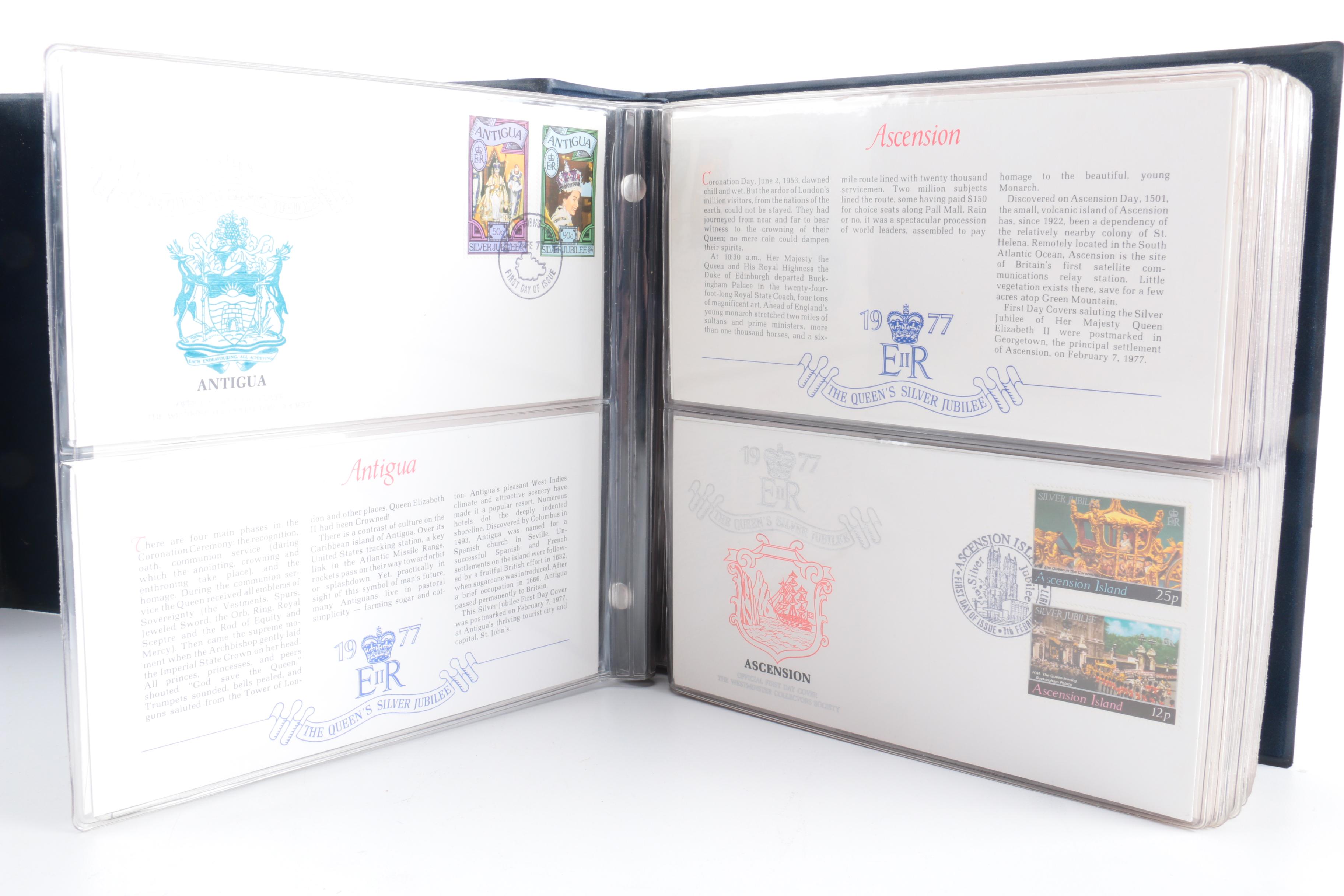 Queen Elizabeth Silver Jubilee Commemorative First Day Covers EBTH