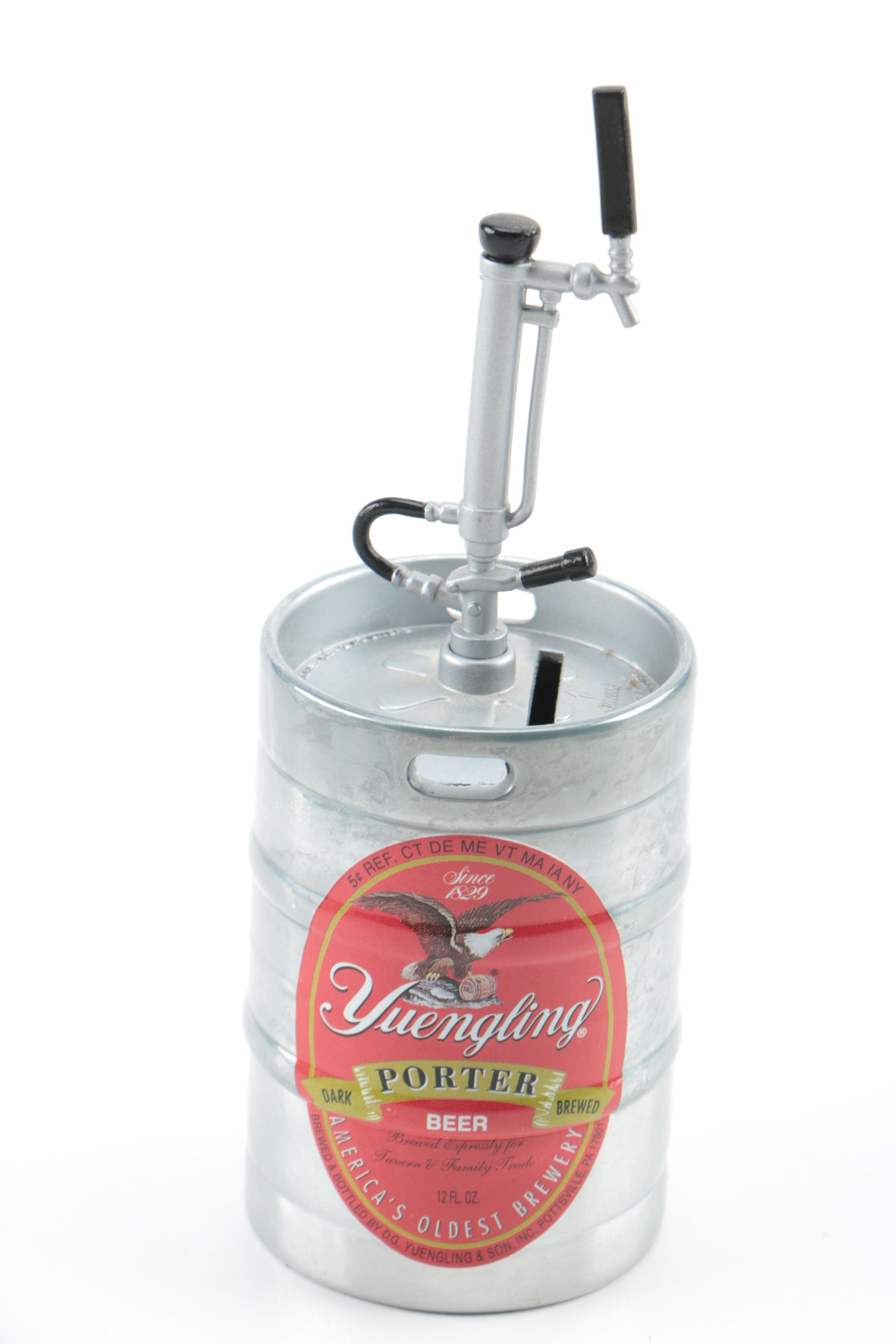 Vintage Chesterfield Ale Tap Handle, Yuengling Mini Keg and Other