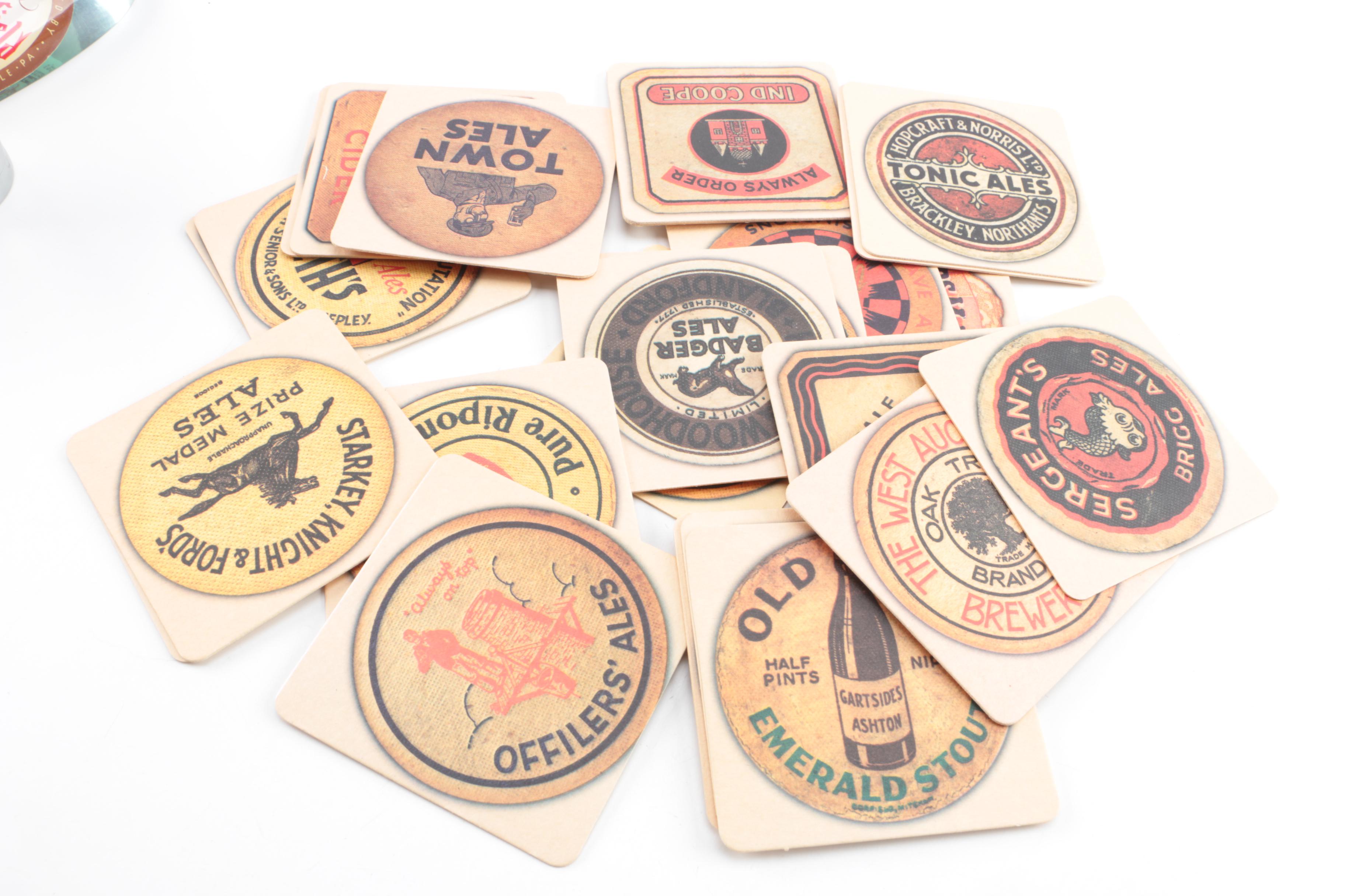 Vintage Chesterfield Ale Tap Handle, Yuengling Mini Keg and Other