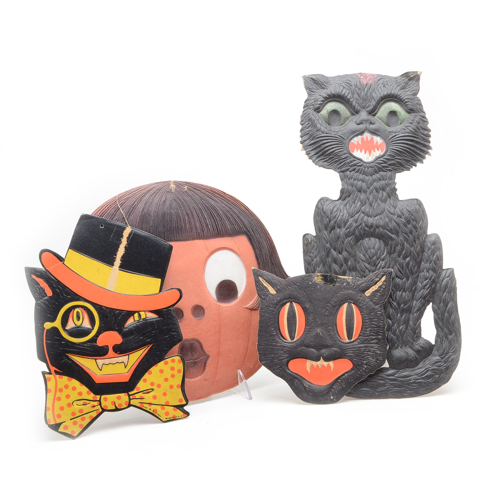 Vintage Paper Halloween Decorations Ebth