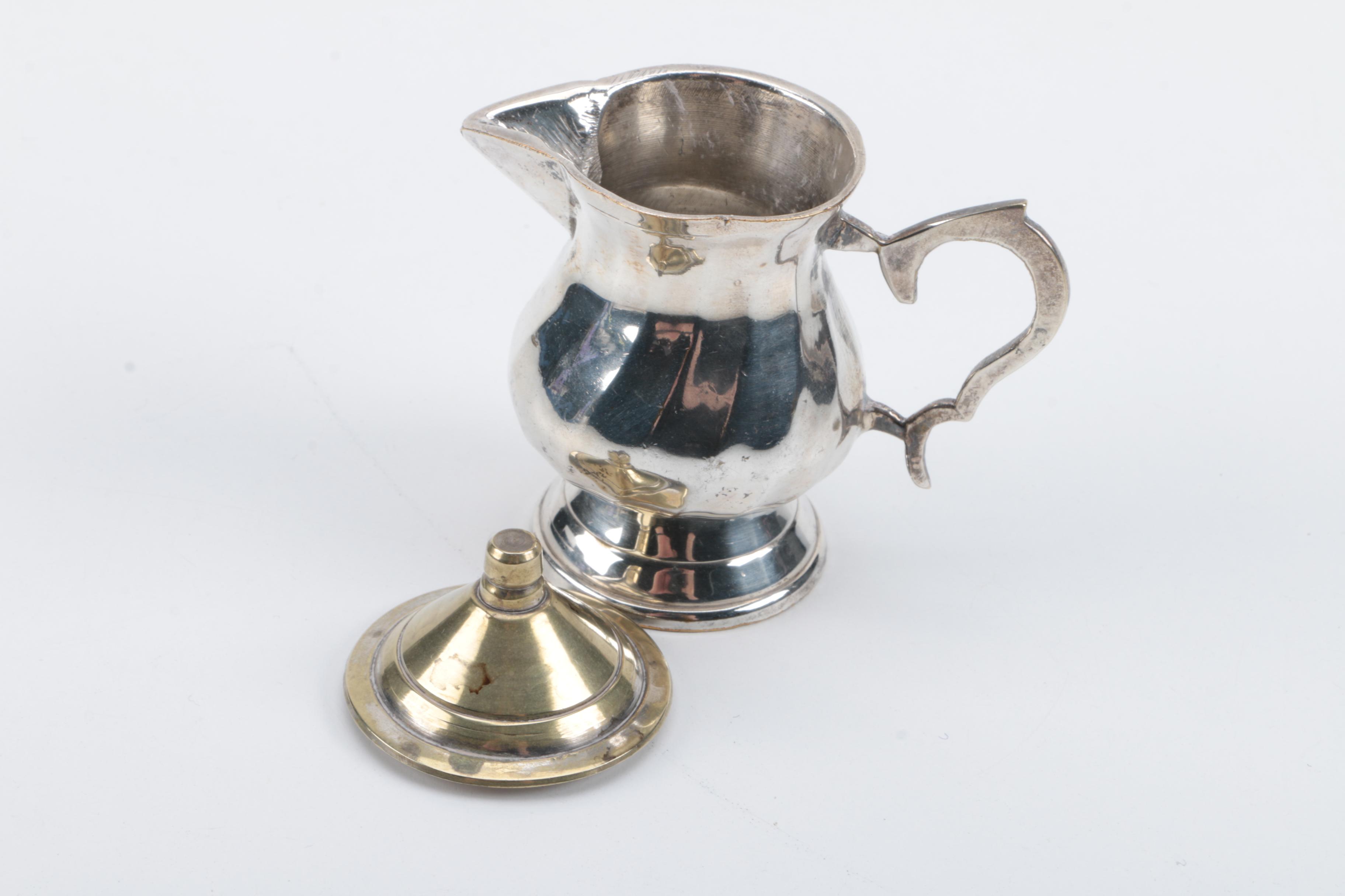 Wm Rogers "Wellington" Silver Plate Tray and Assorted Silver Plate