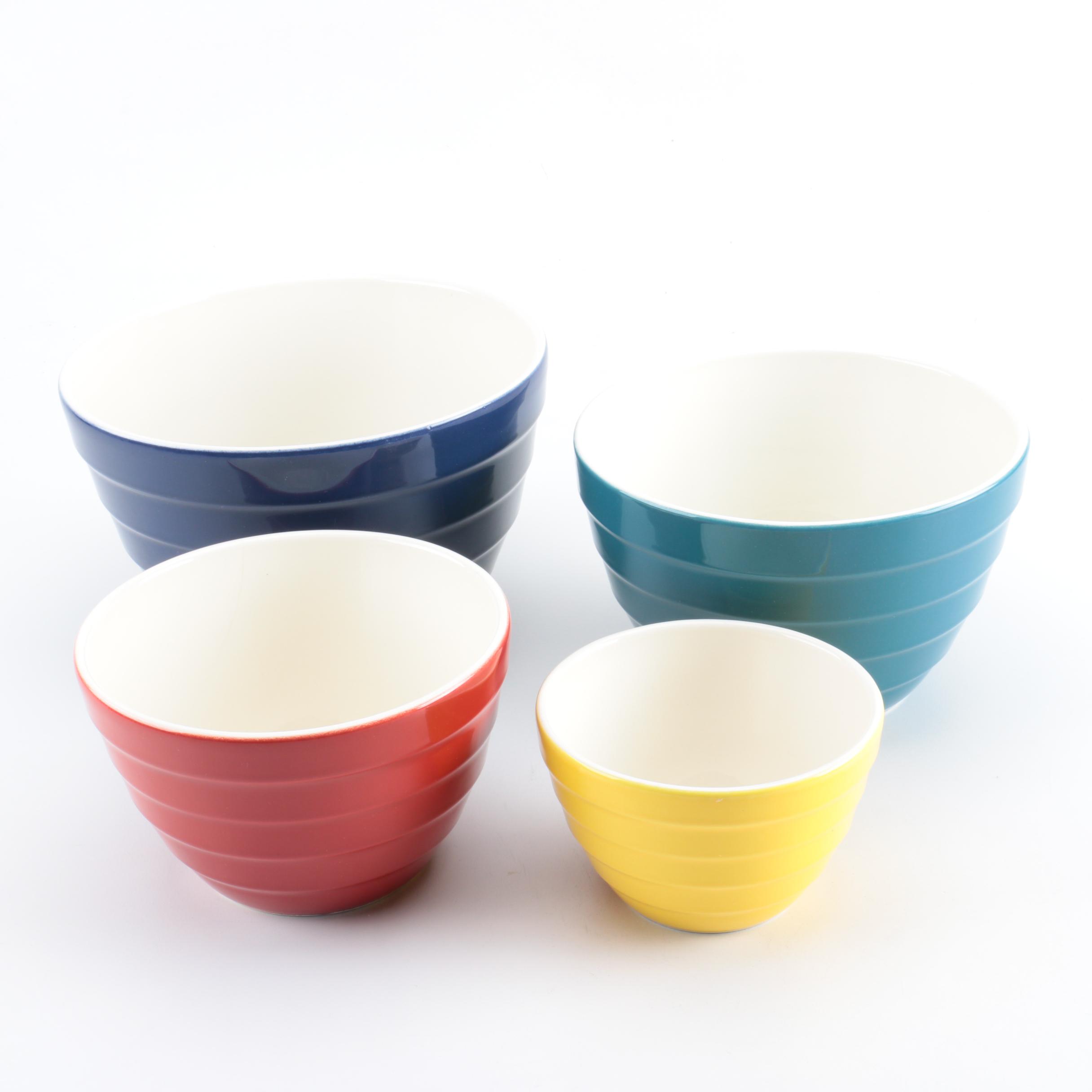 Crate & Barrel Mixing Bowls EBTH