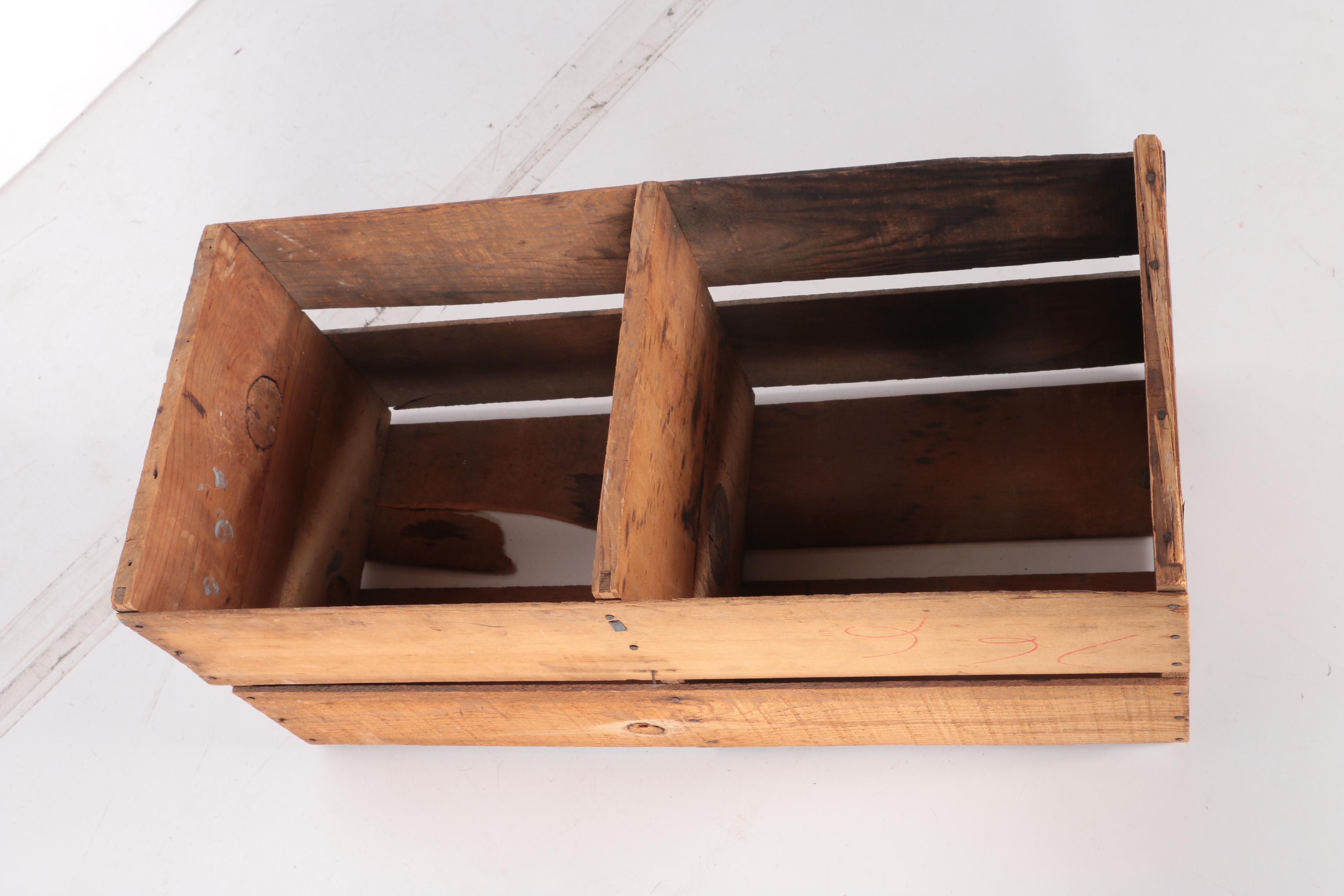 Vintage Wooden Triad Orange Crate EBTH