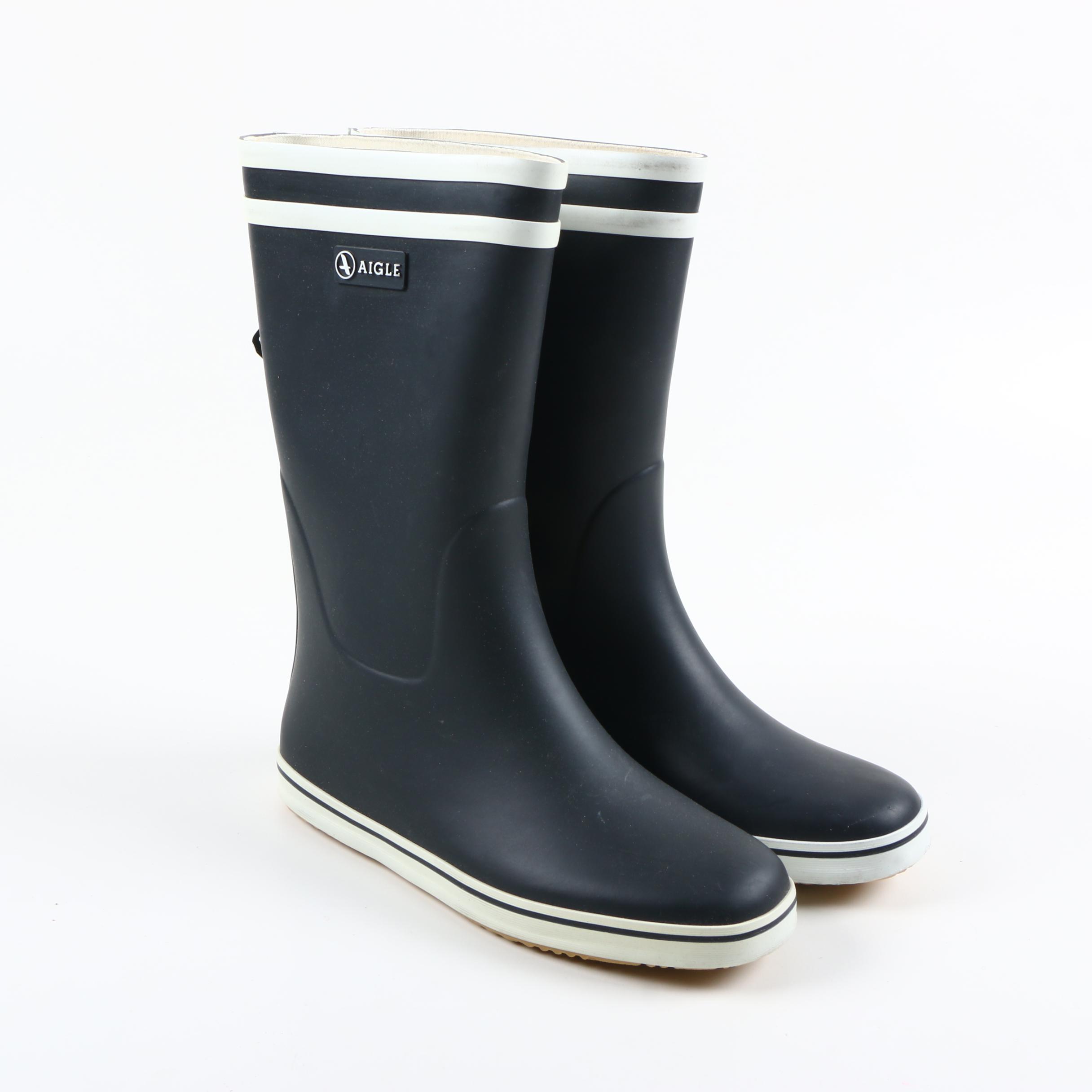 aigle short rain boots