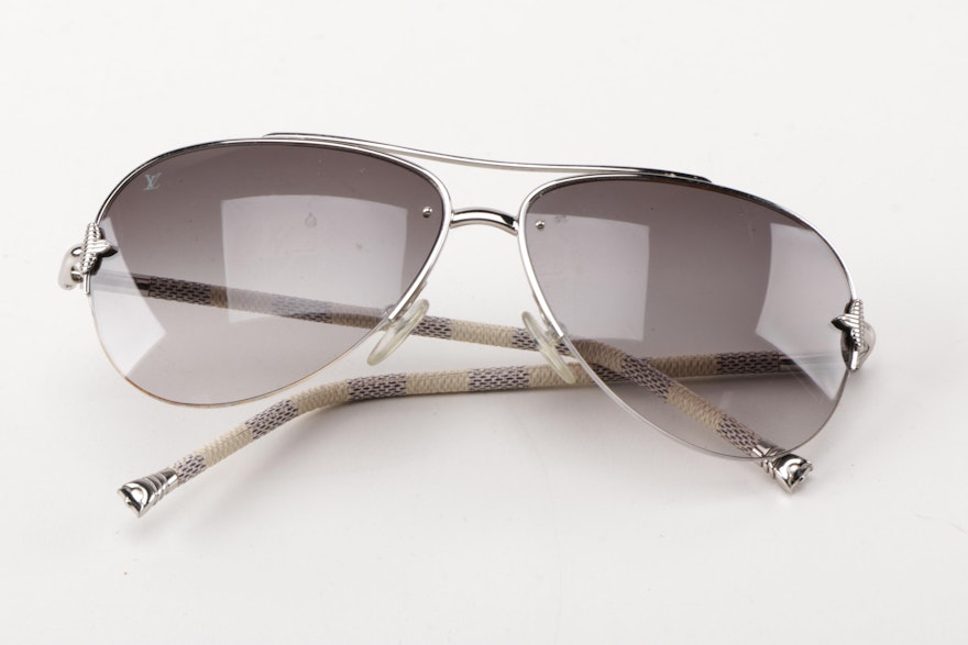 Louis Vuitton - LV Ash Sunglasses - Metal - Gold - Men - Luxury