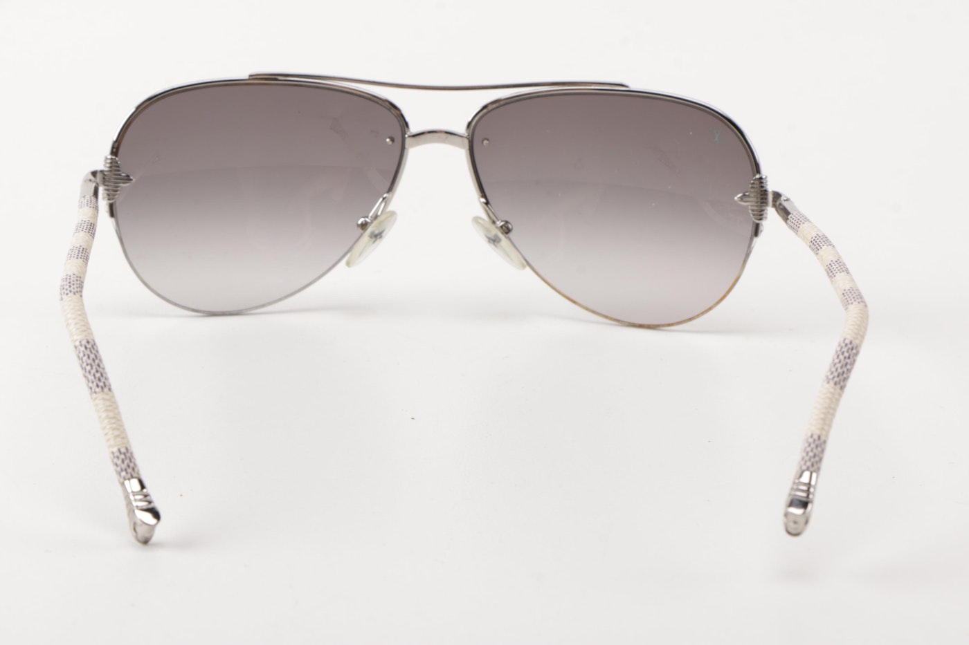 Louis Vuitton Pre-Owned Player Black/Grey Aviator Sunglasses