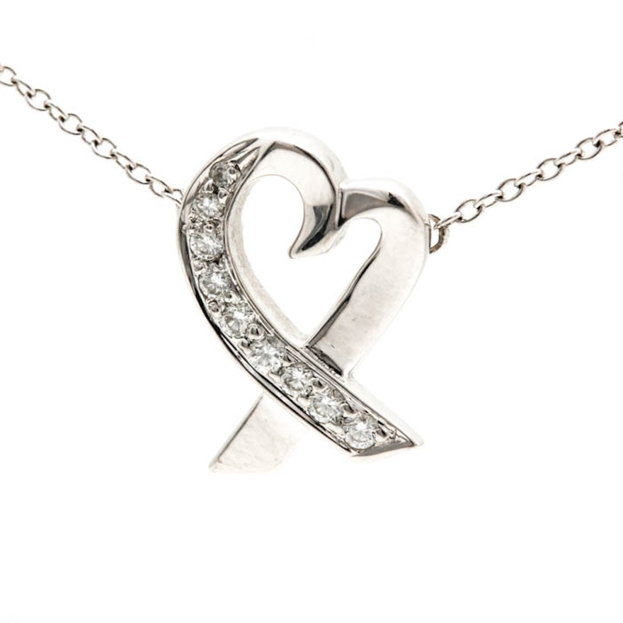 Paloma picasso heart necklace Clearance