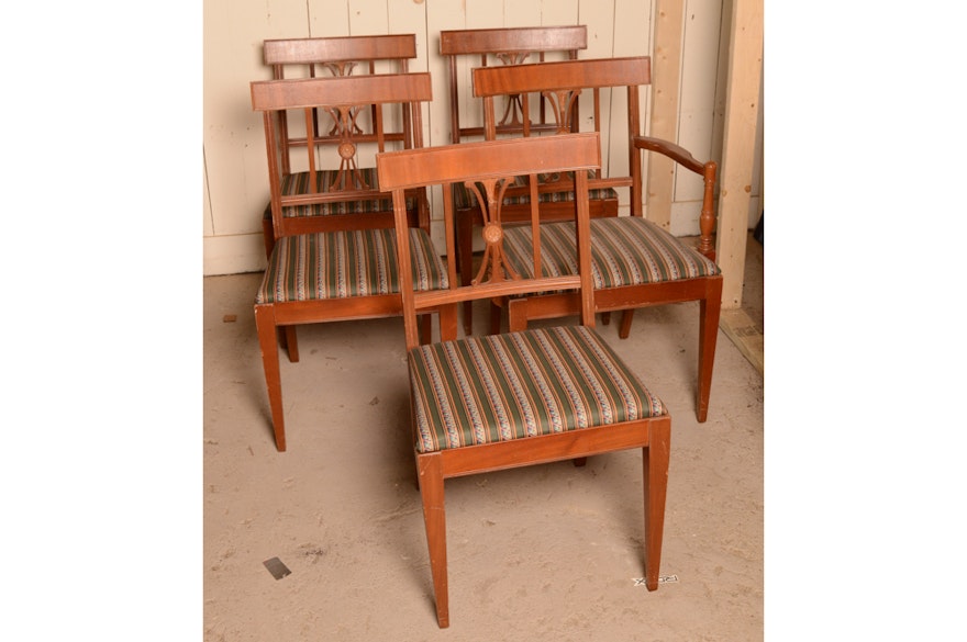 Set Of Vintage Dining Chairs By John M Smyth Co Ebth