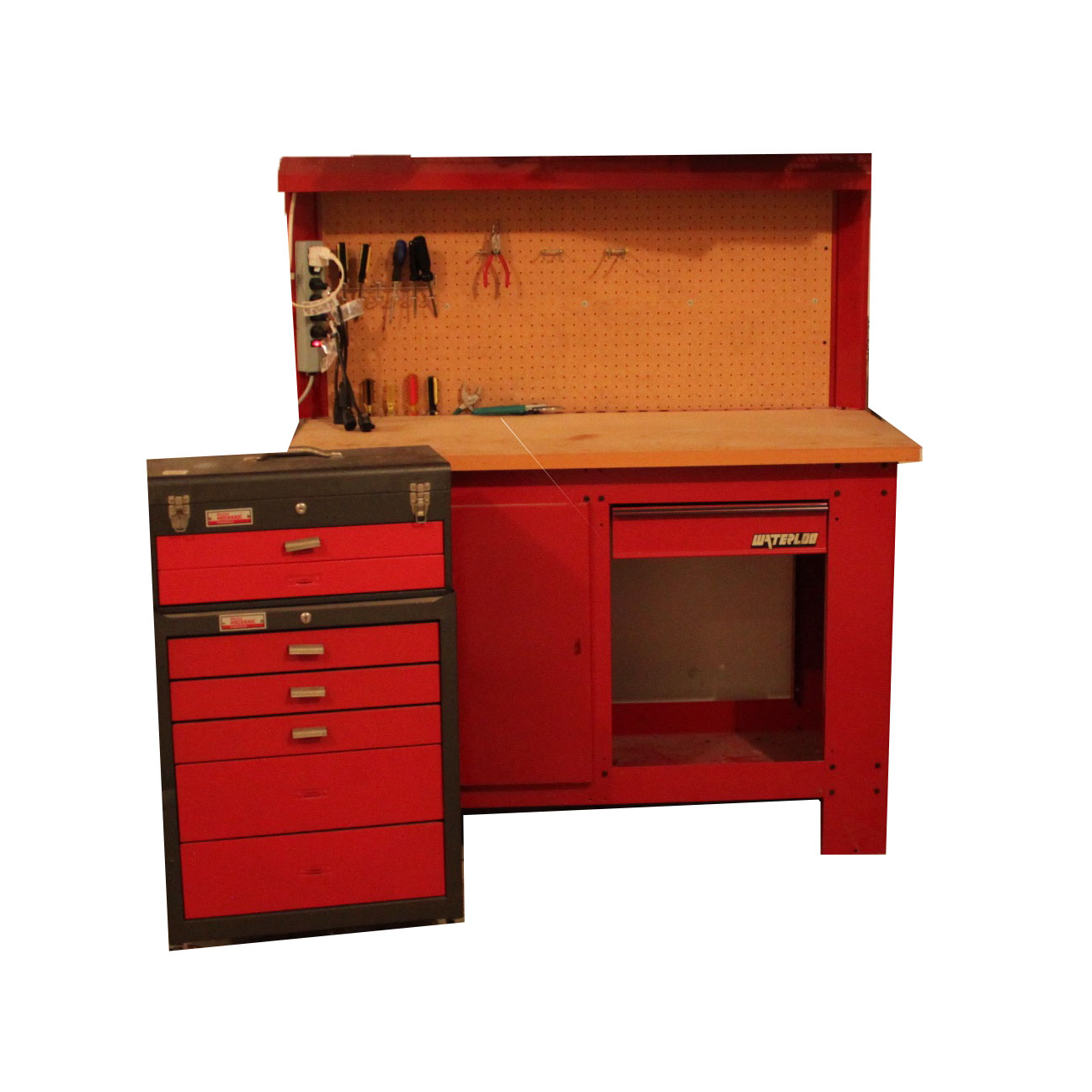 Waterloo Workbench And Master Mechanic Tool Chest Ebth
