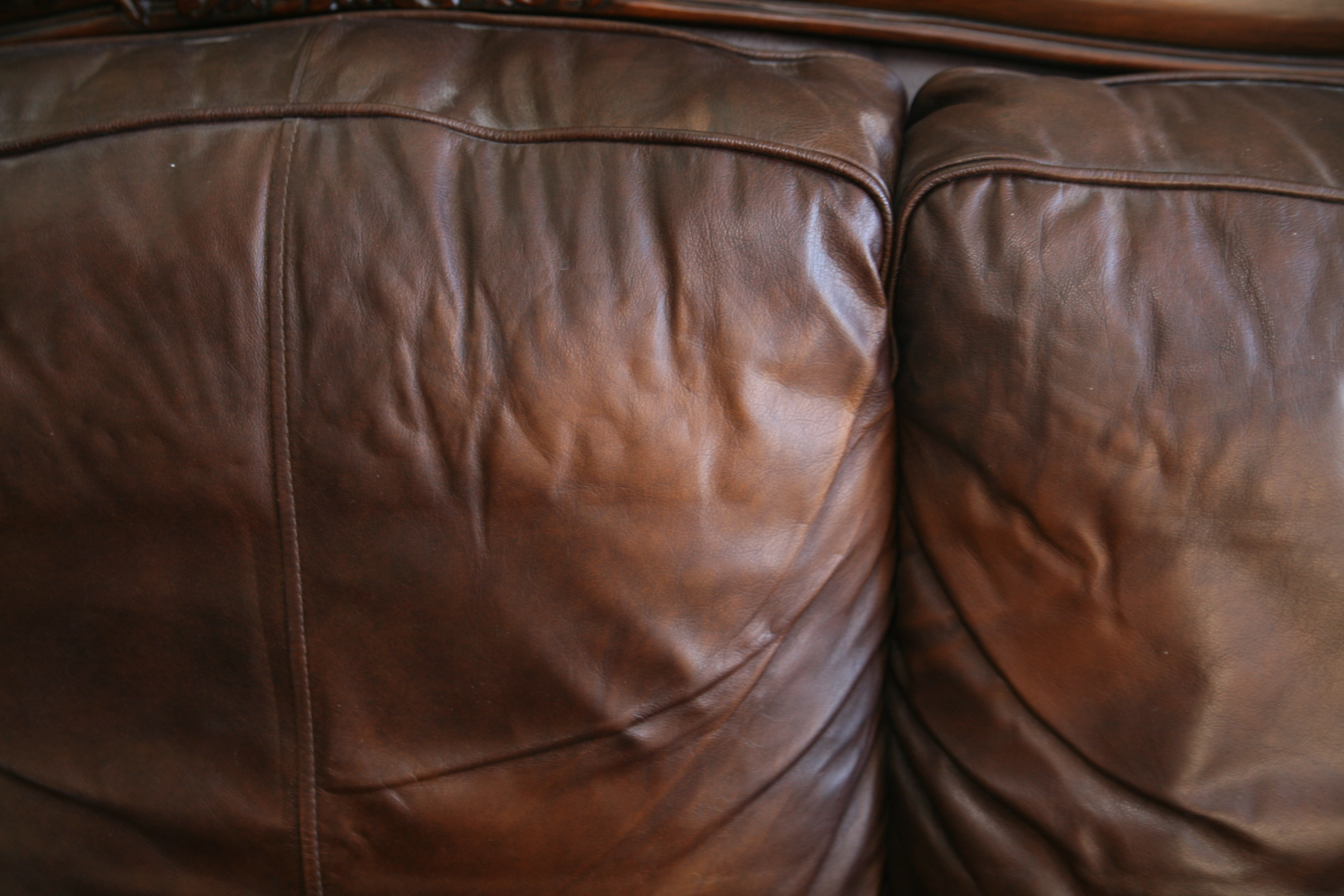 Victorian Styled Leather Sofa by Ashley Furniture EBTH