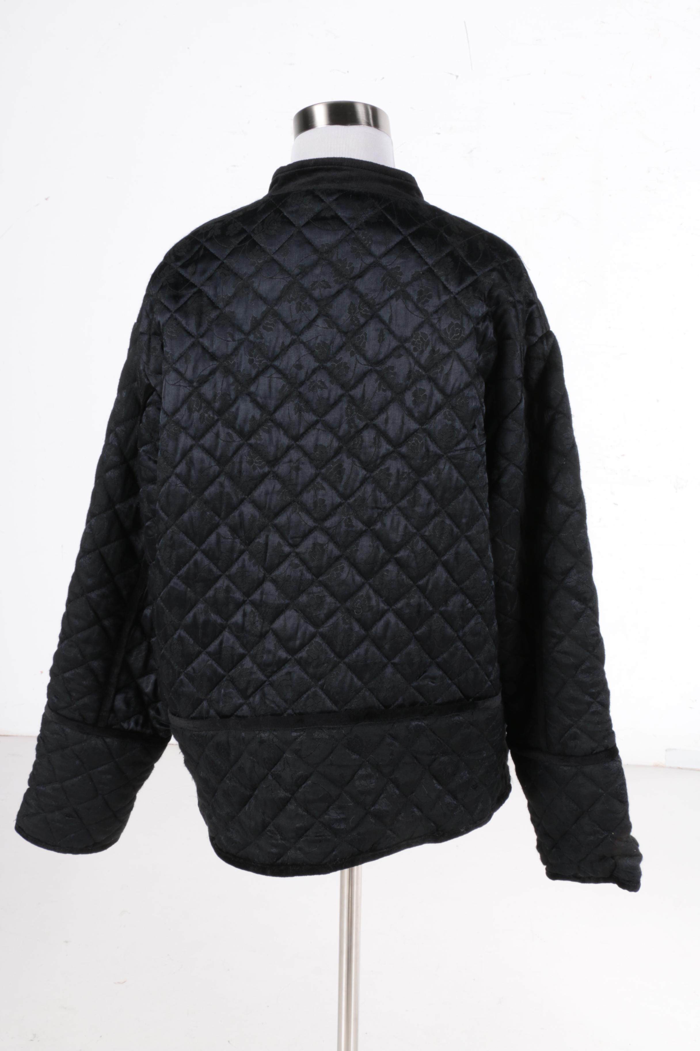 Keren Hart Women s Keren Hart Black Quilted Jacket EBTH