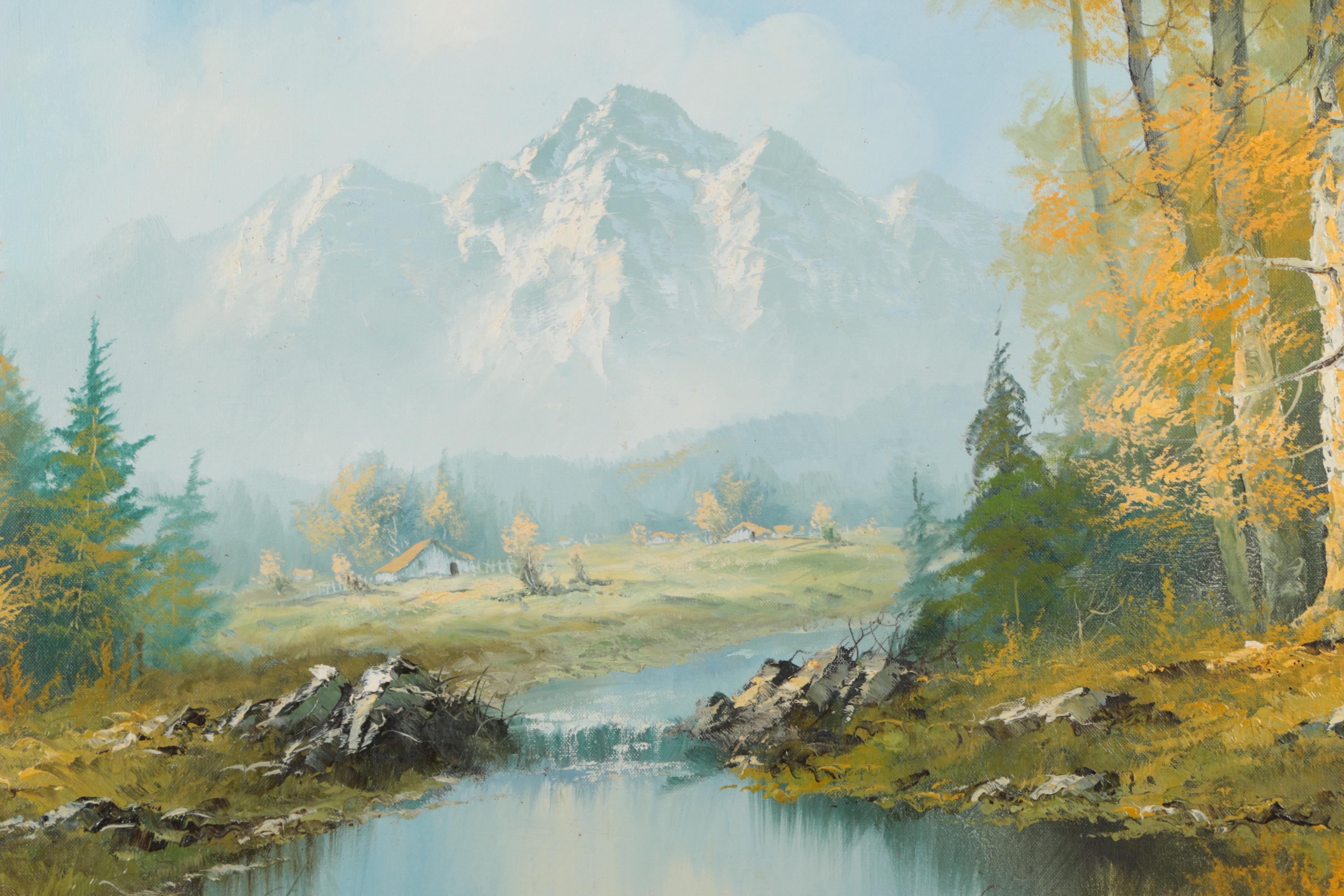 Oil Painting On Canvas Of Mountain Landscape EBTH   1513781537559 29a8e6ef53bd65ce2b467d989a1e59274288fd1359d40db62fa6fb1f6ded068a.JPG