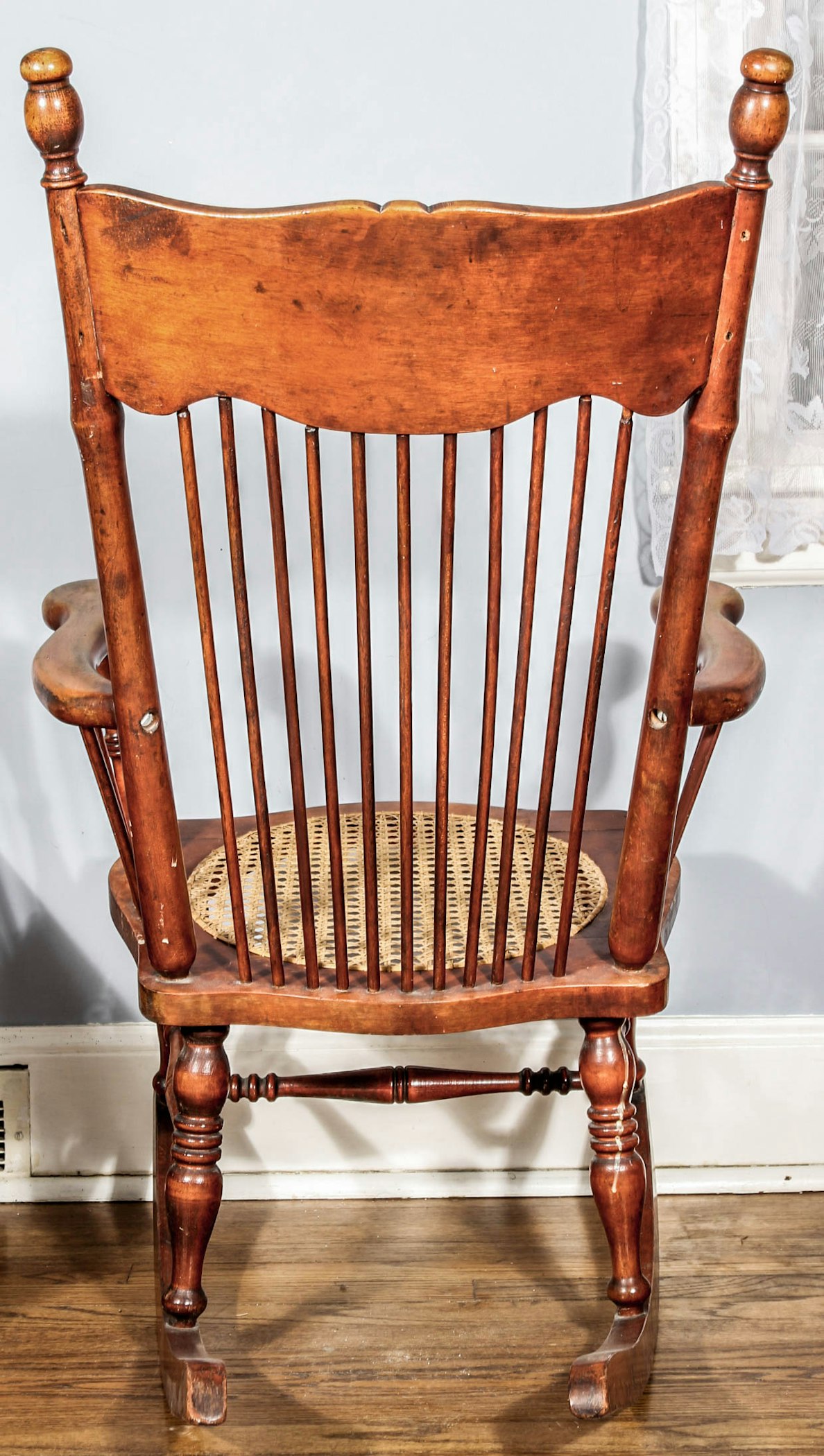Vintage Cane Seat Rocking Chair | EBTH