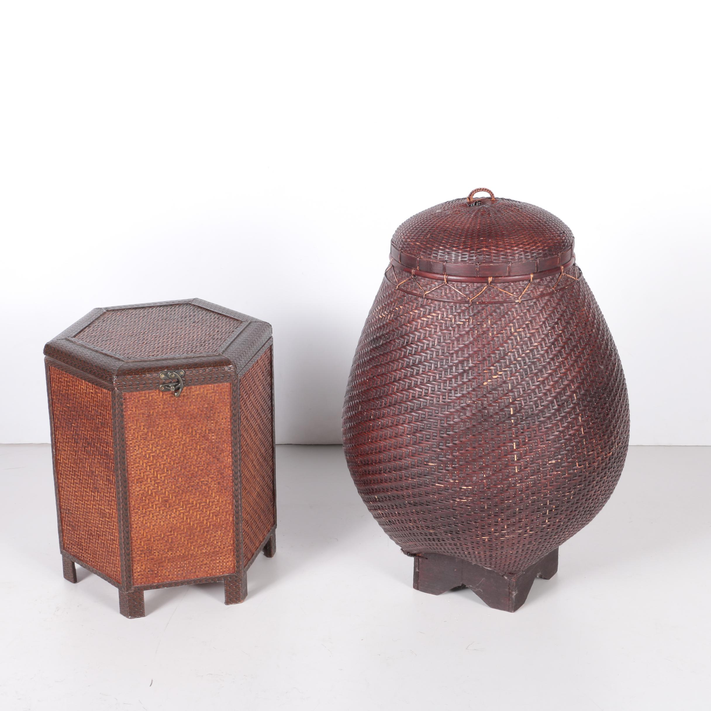 Woven Storage Containers EBTH