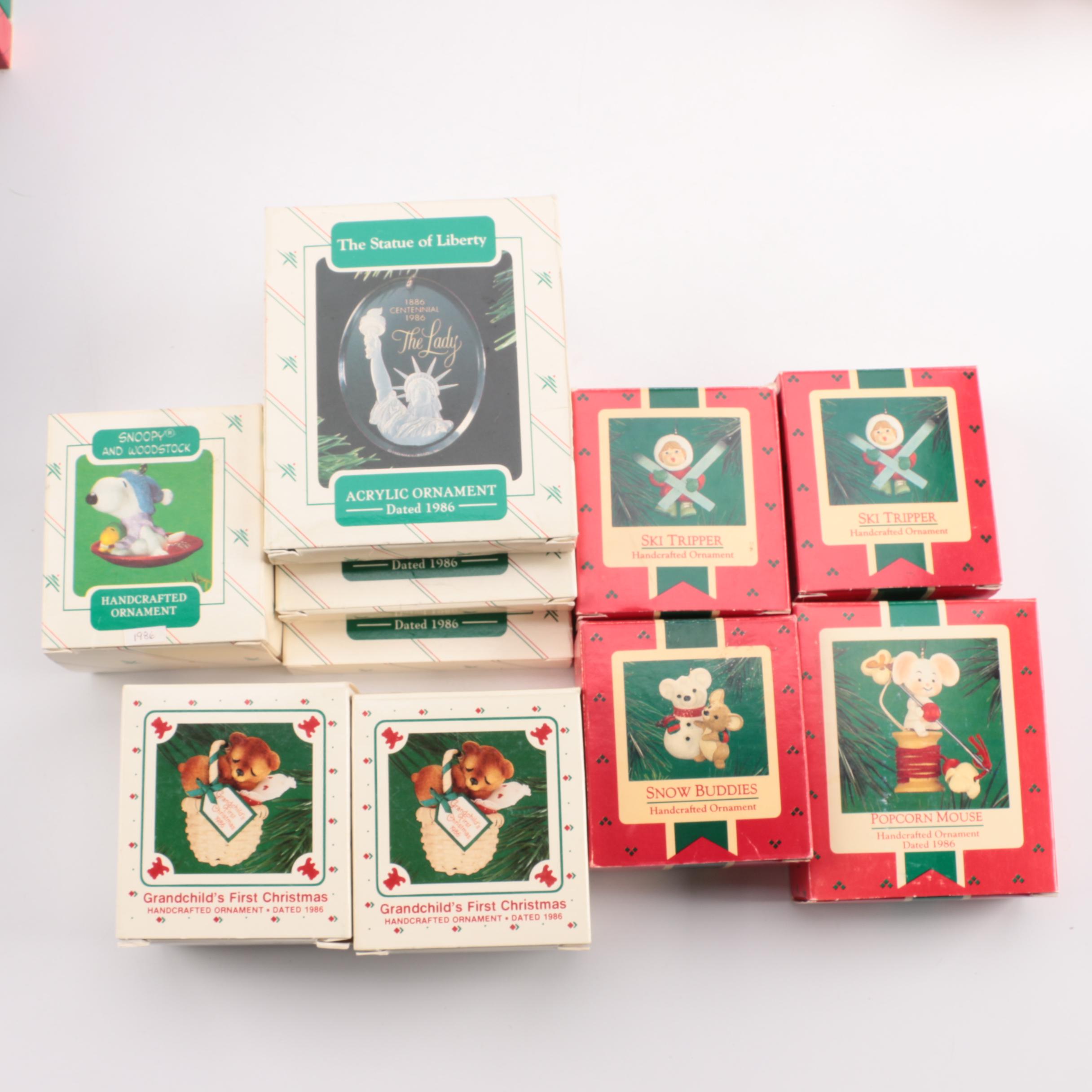 1986 Hallmark Ornaments EBTH