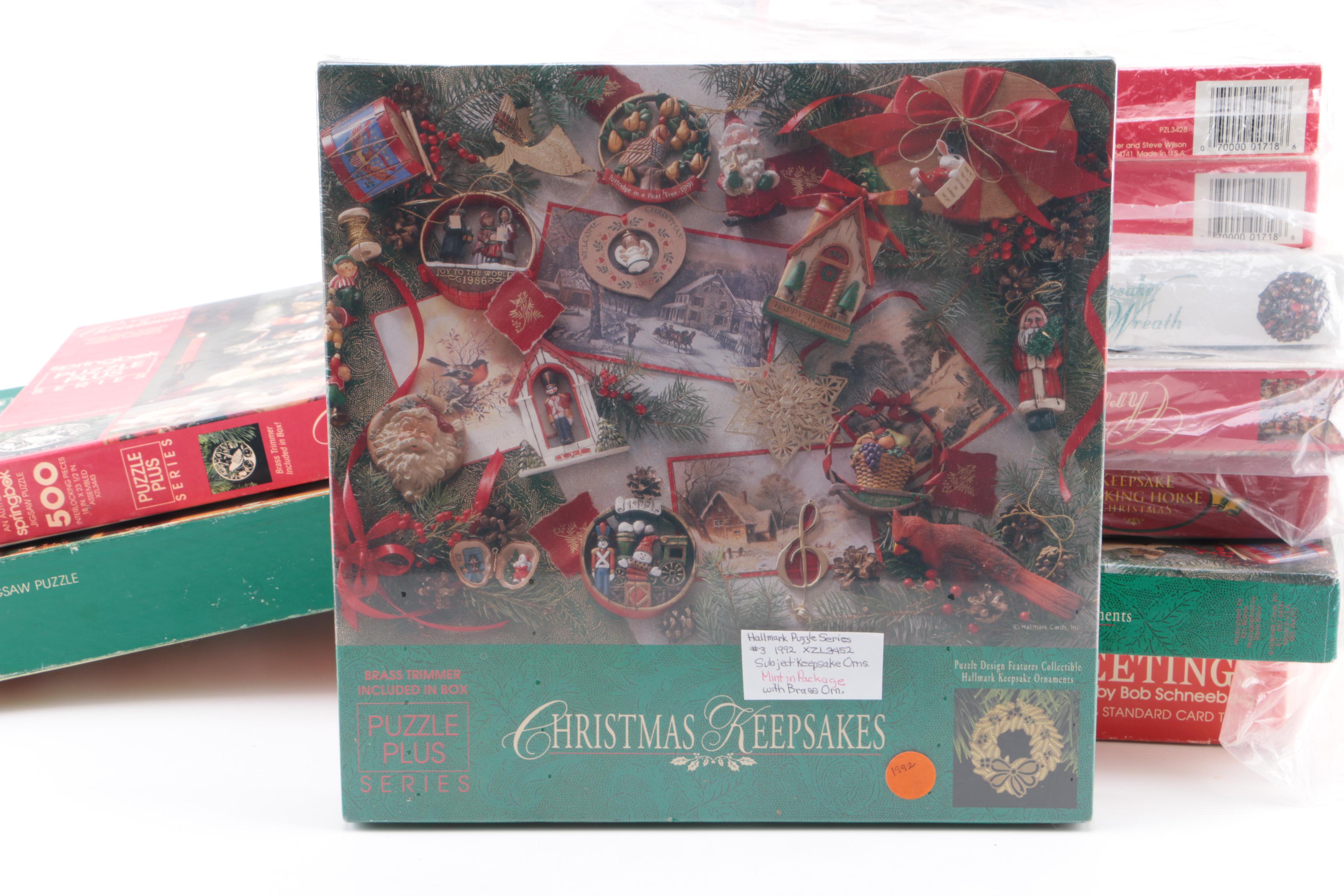 Hallmark Keepsake Christmas Puzzles EBTH