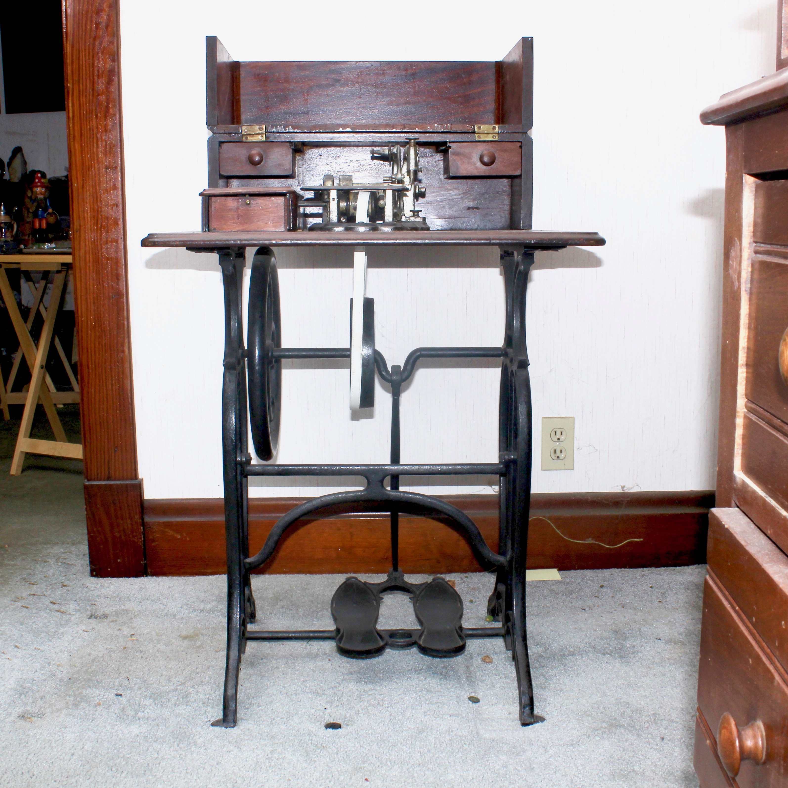 Wheeler & Wilson Antique Sewing Machine EBTH