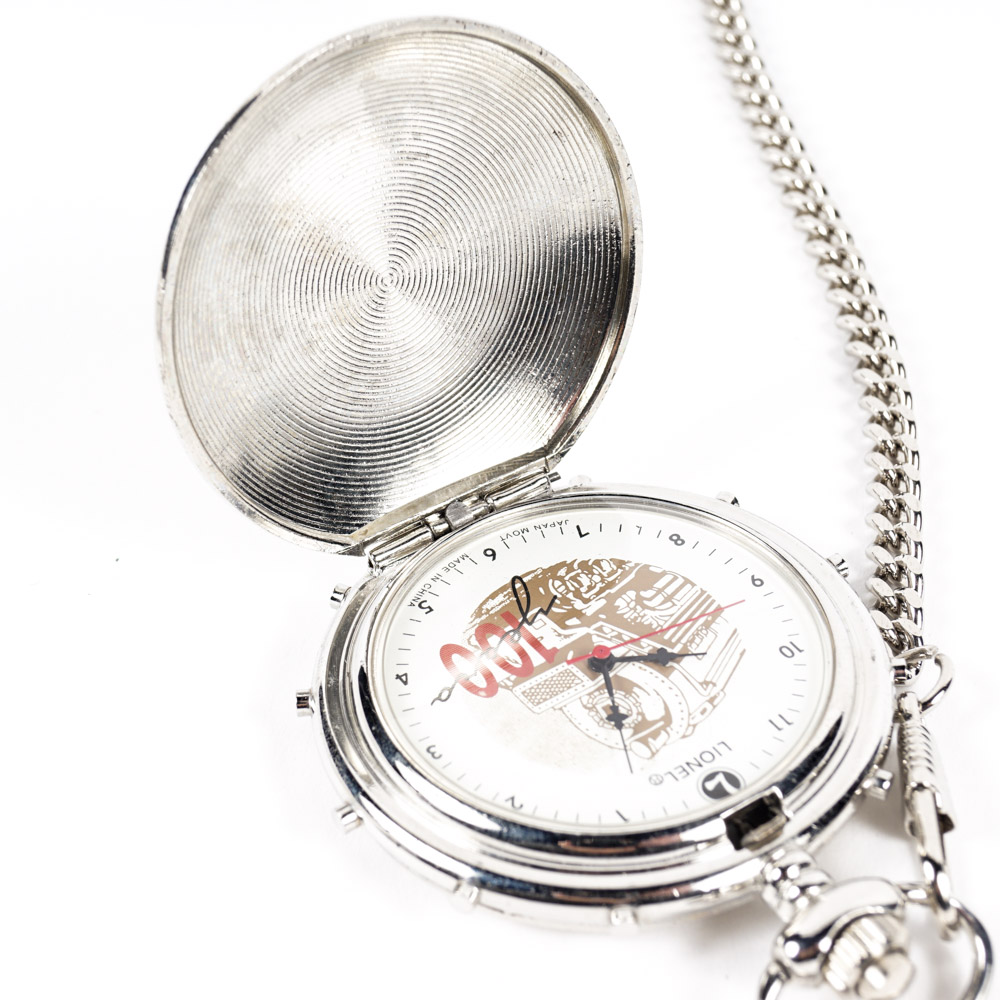 Lionel Trains 100 Year Commemorative Pocket Watch on a Chain EBTH