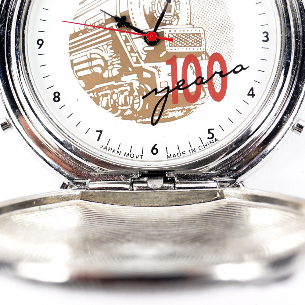 Lionel Trains 100 Year Commemorative Pocket Watch on a Chain EBTH