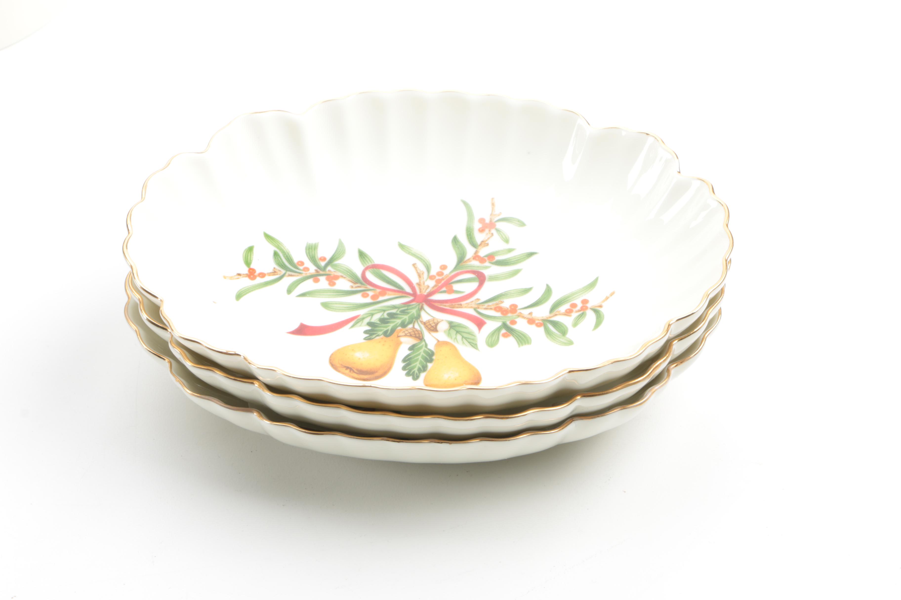 Holiday Tableware Including Royal Gallery "Queensberry" 1990s EBTH