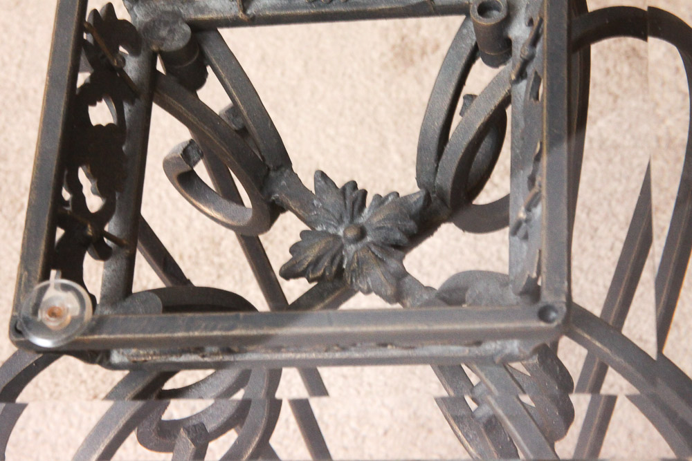 Glass Top Plant Stand EBTH