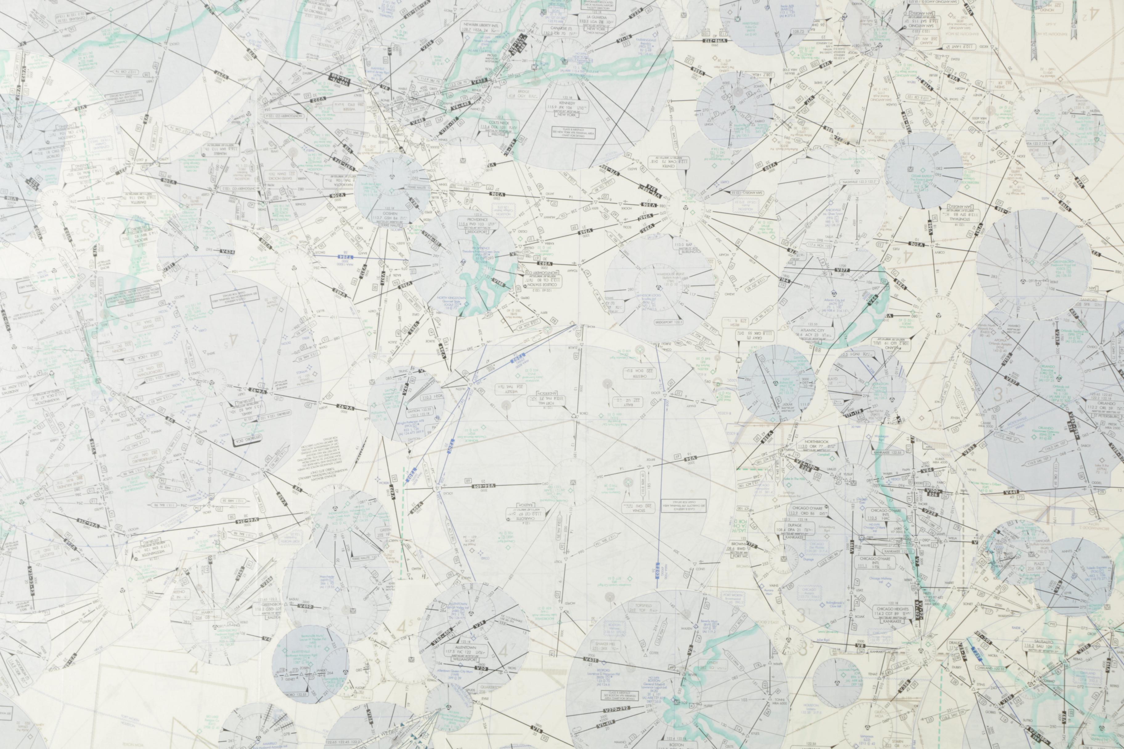 Abstract Collage of Maps | EBTH