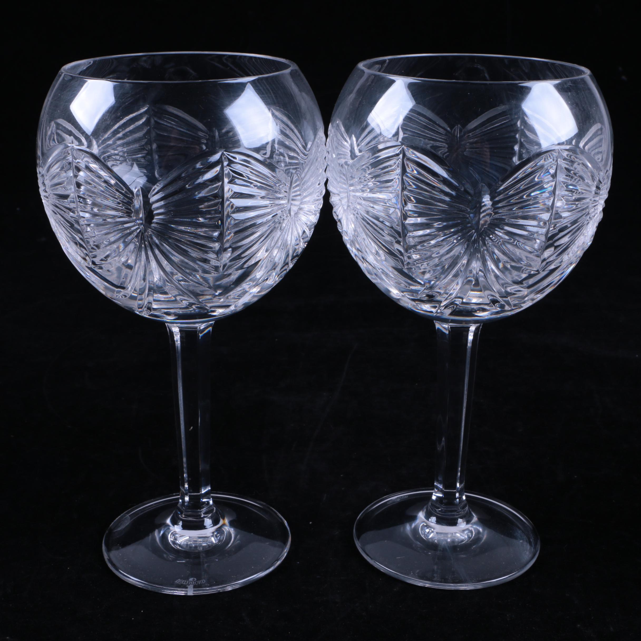 Waterford Crystal "Millennium" Series Wine Glasses EBTH