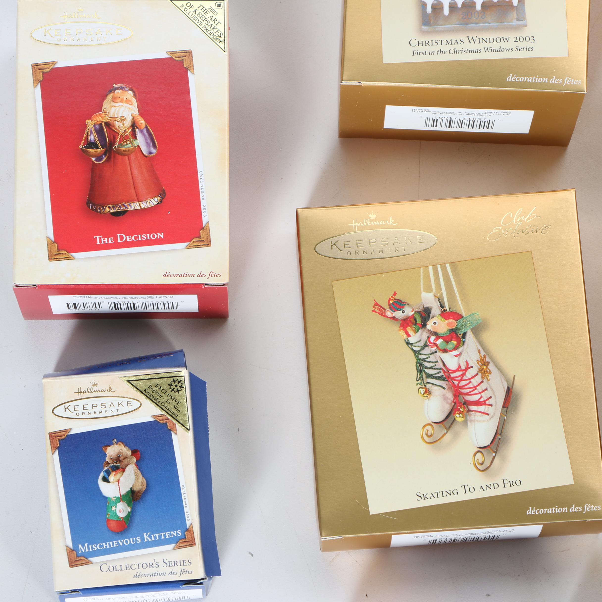 Hallmark Keepsake Ornaments and Storage Box EBTH
