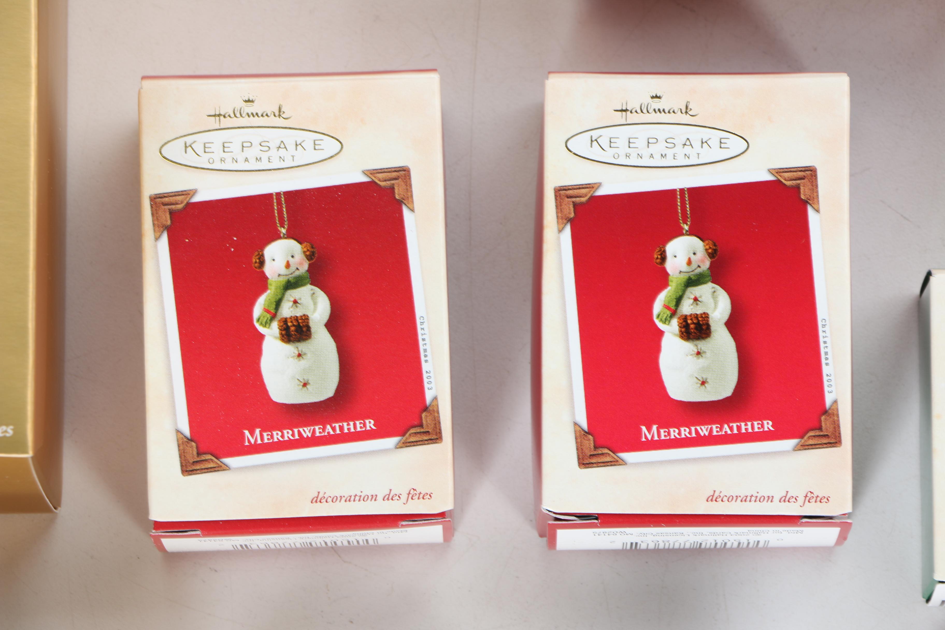 Hallmark Keepsake Ornaments and Storage Box EBTH