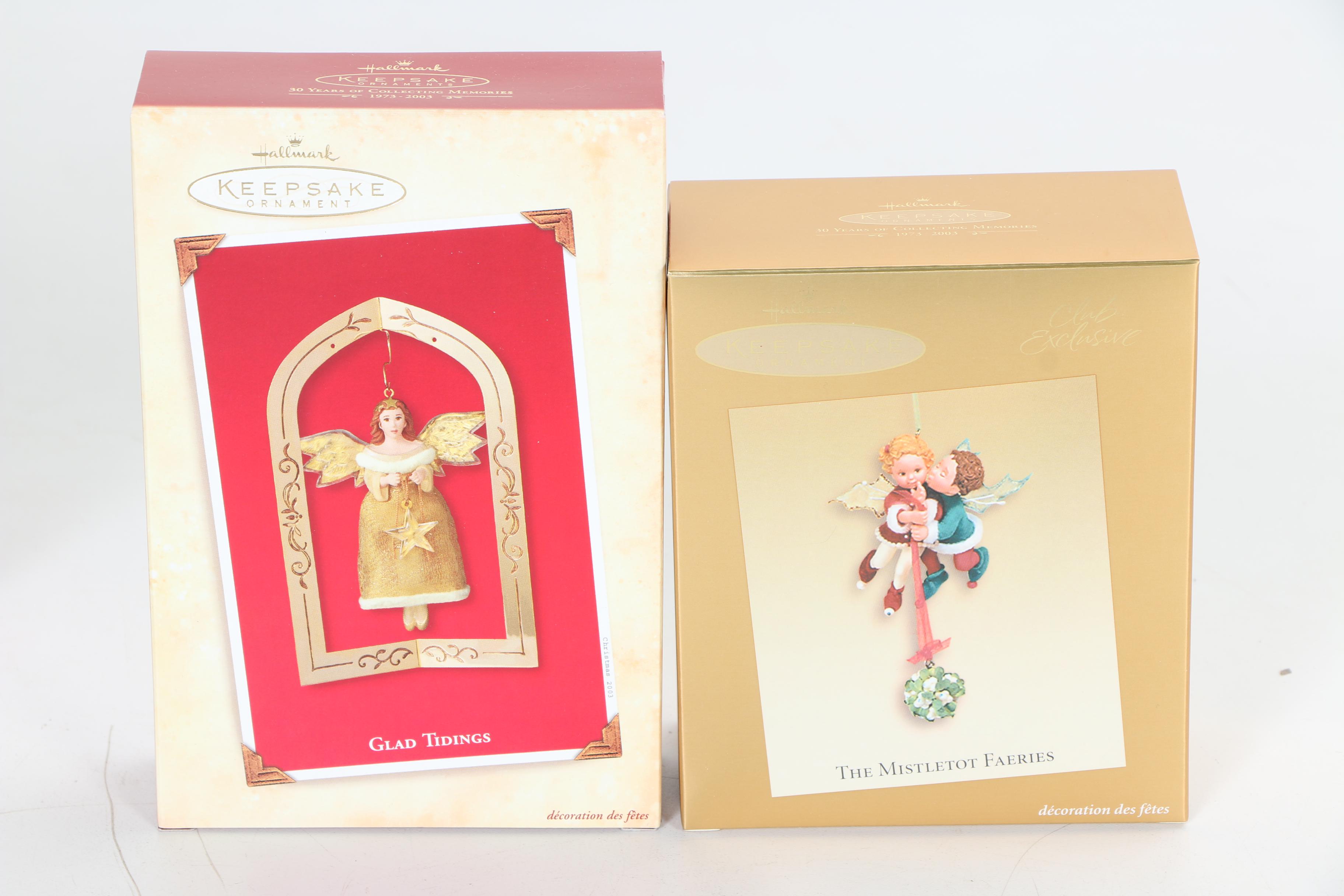 Hallmark Keepsake Ornaments and Storage Box EBTH