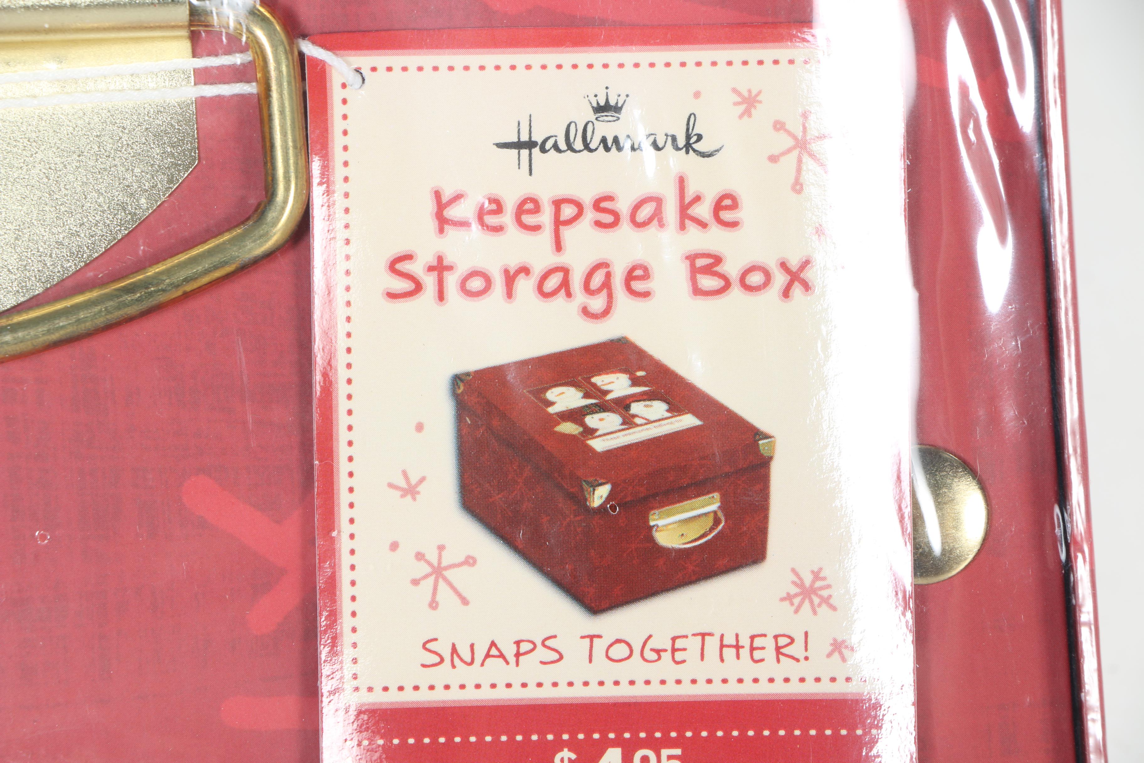 Hallmark Keepsake Ornaments and Storage Box EBTH