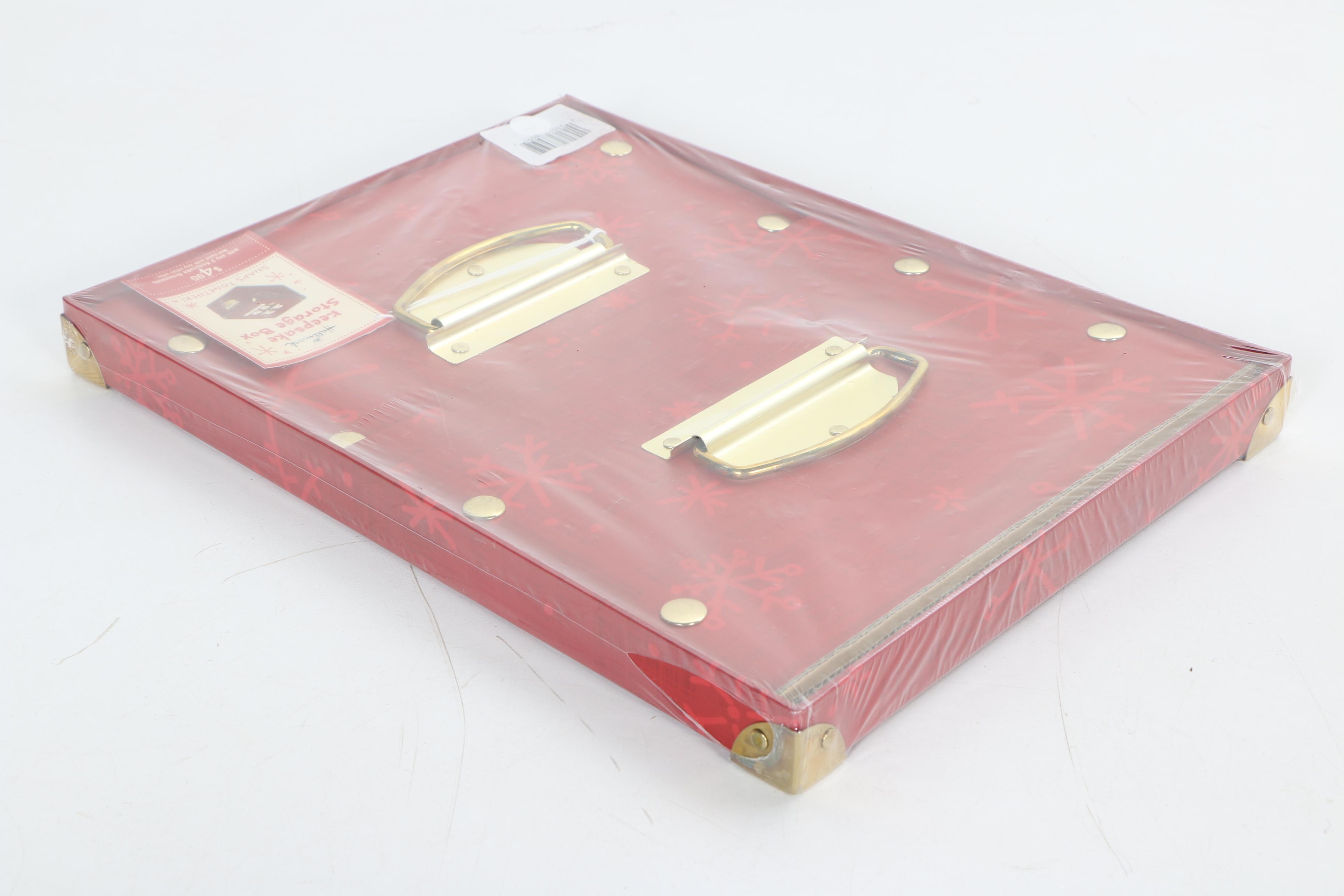 Hallmark Keepsake Ornaments and Storage Box EBTH