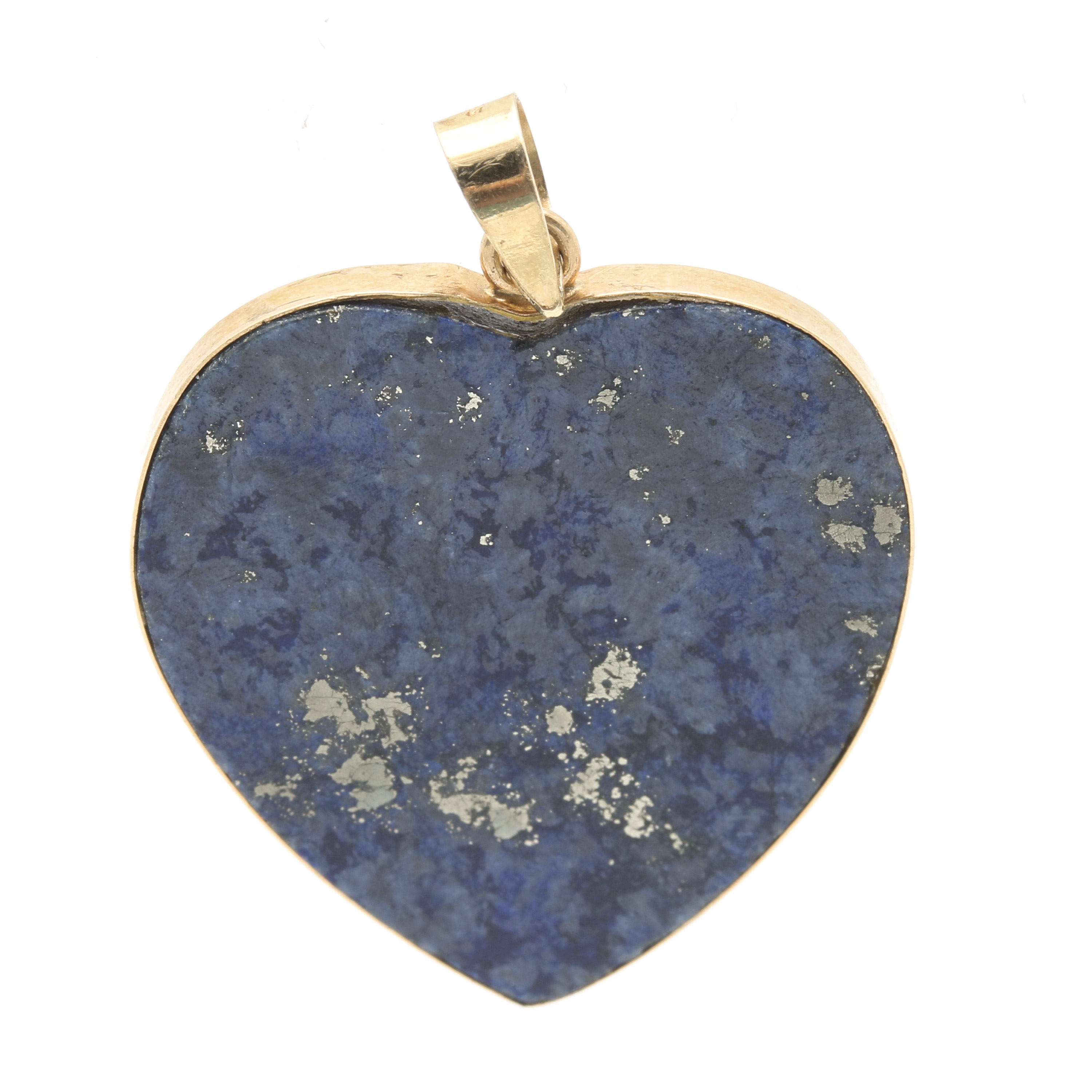 14K Yellow Gold Lapis Lazuli Pendant EBTH