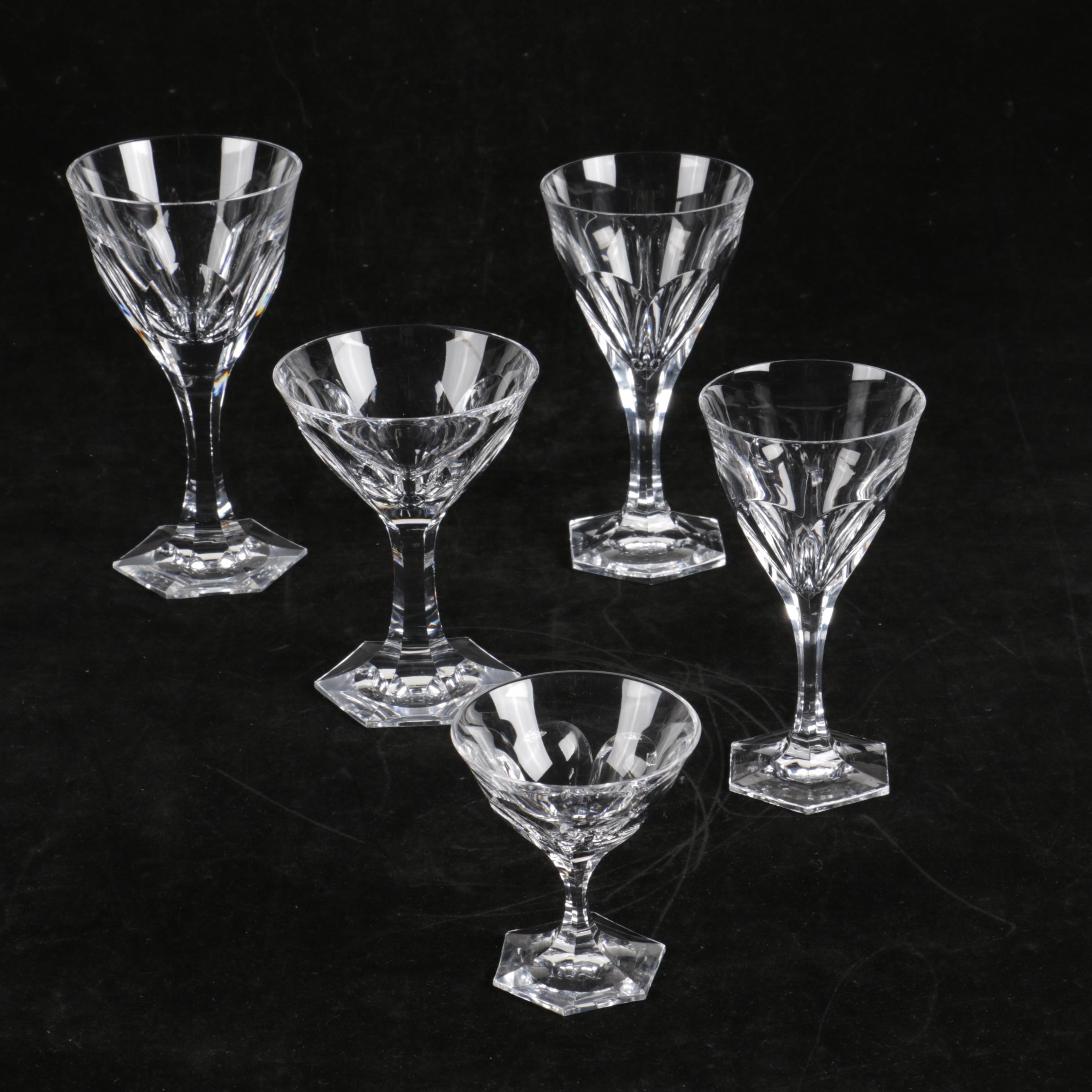 Hand Cut Crystal Stemware EBTH