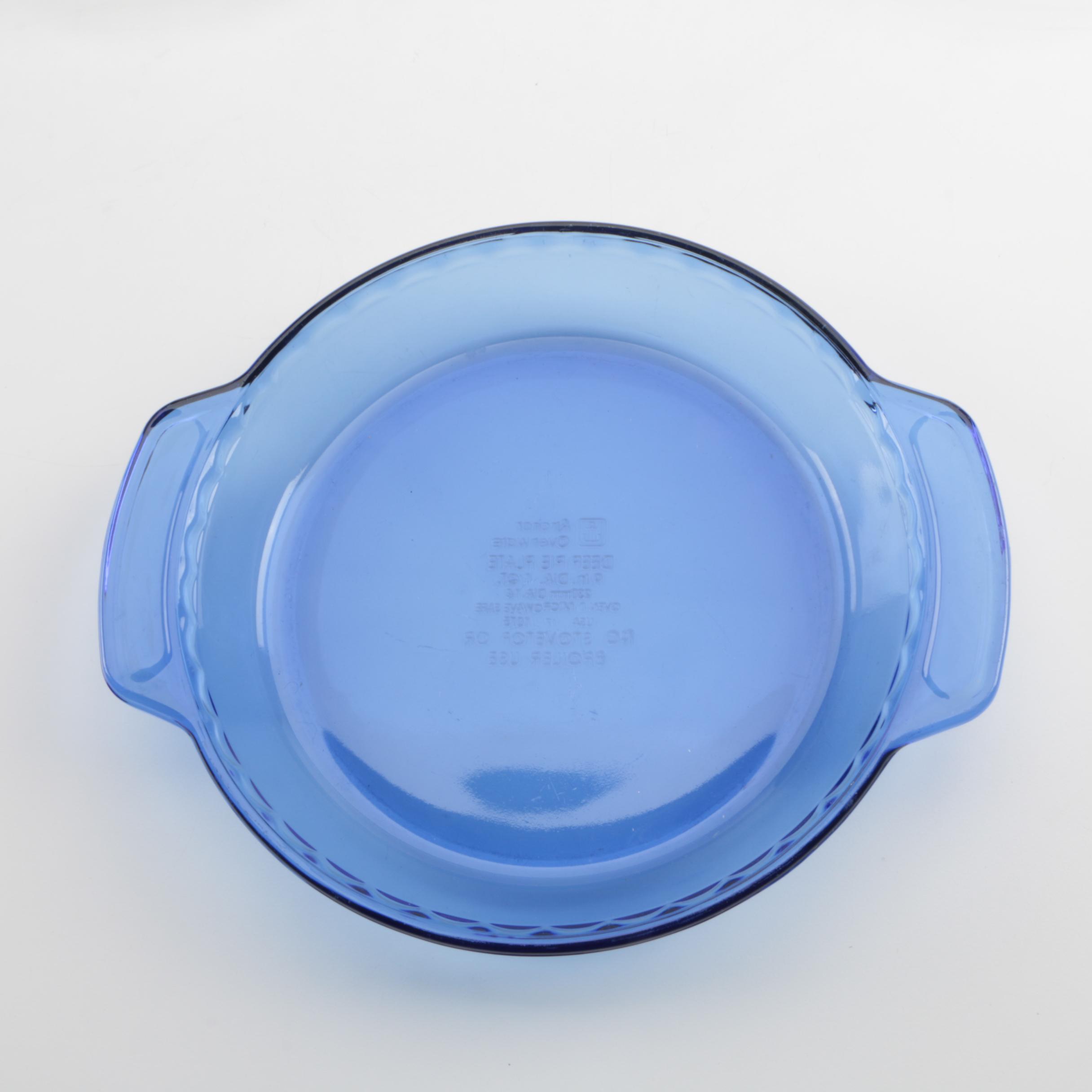 Anchor Hocking and Fire King Glass Pie Pans EBTH