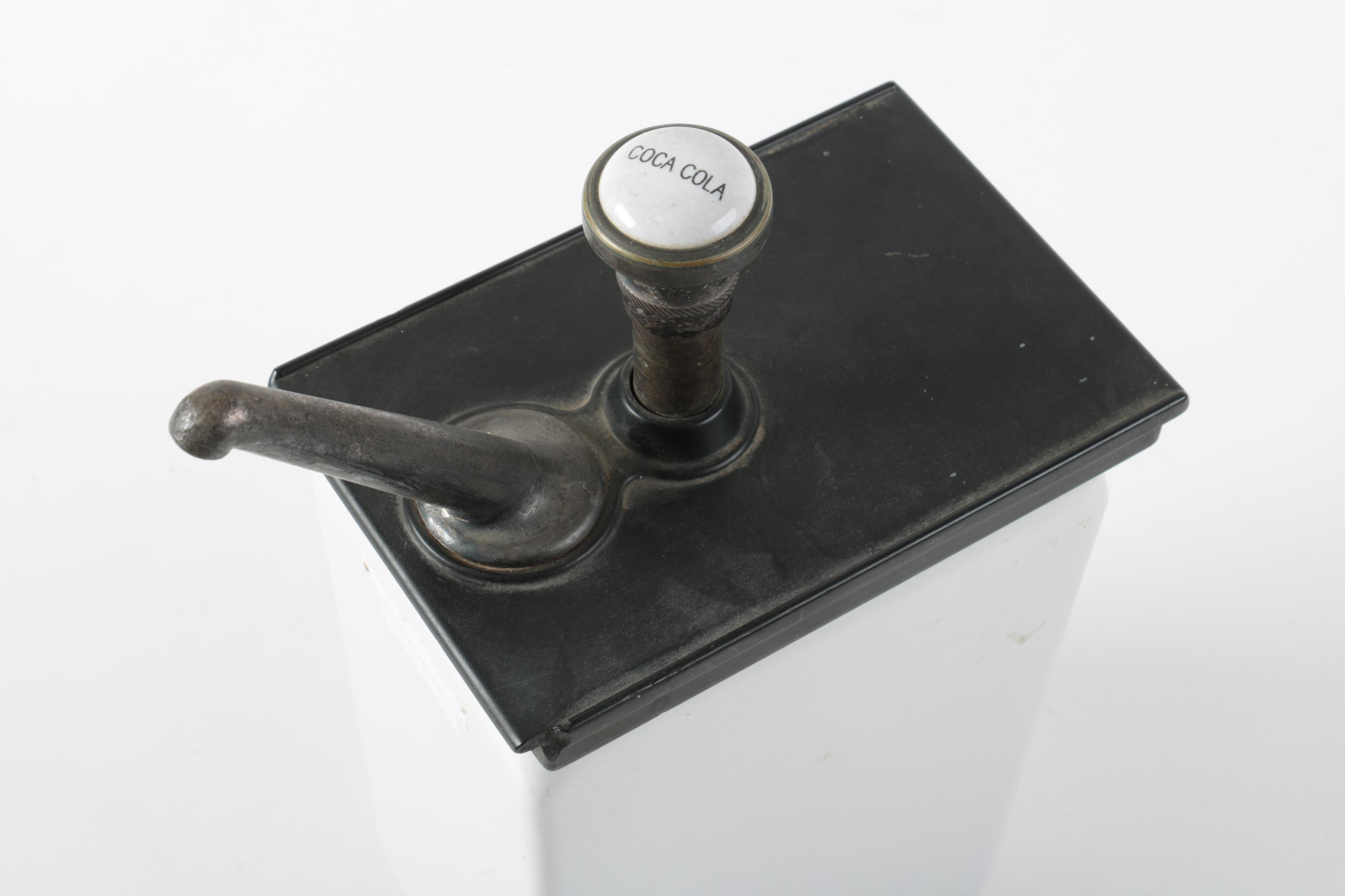 Vintage "The Liquid" Soda Syrup Dispenser Featuring CocaCola Labeled