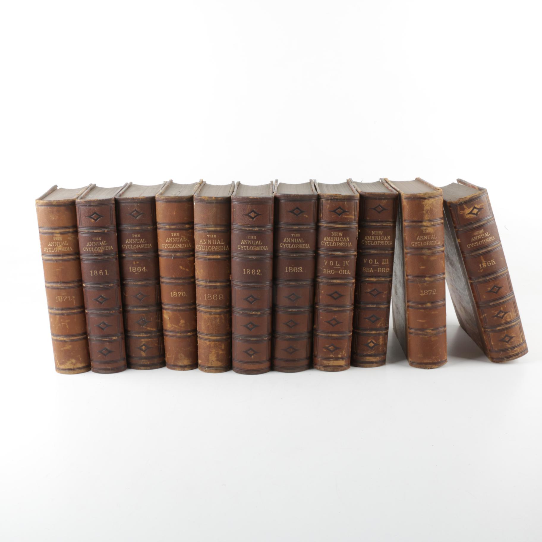 1860s1870s The American Annual Cyclopædia Volumes - 