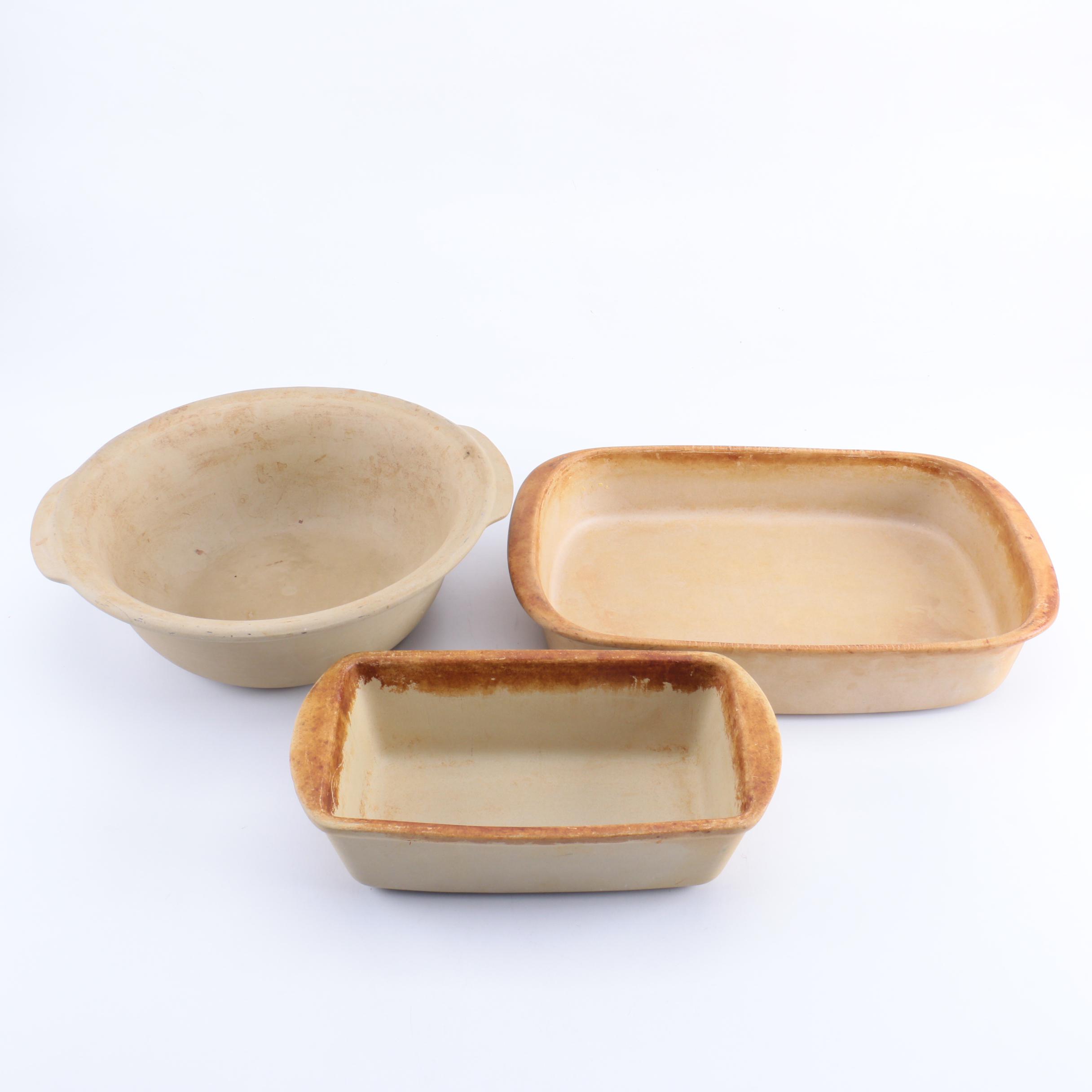 Pampered Chef Stoneware Baking Dishes EBTH