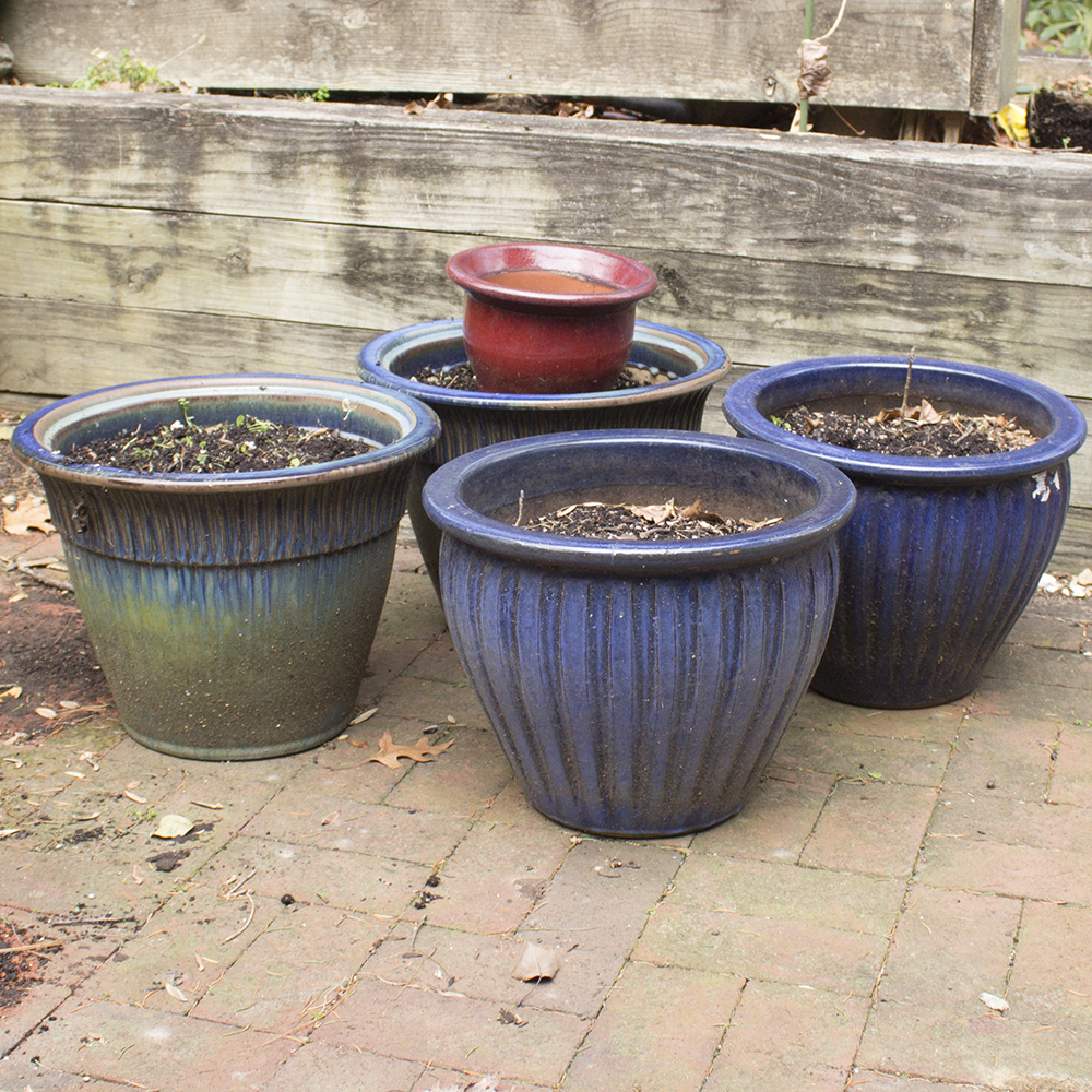 Glazed Terracotta Planters EBTH